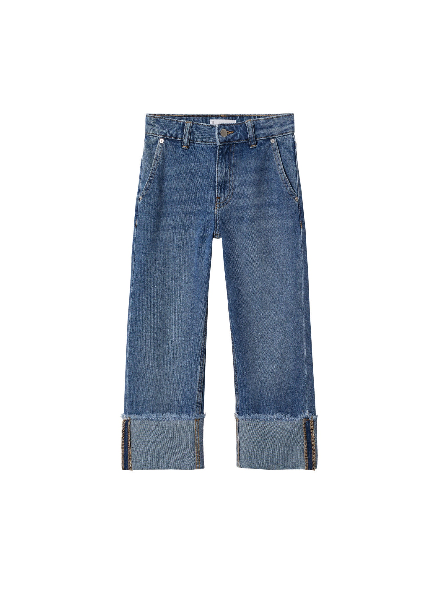 MANGO KIDS Džíny 'KOREA' modrá džínovina