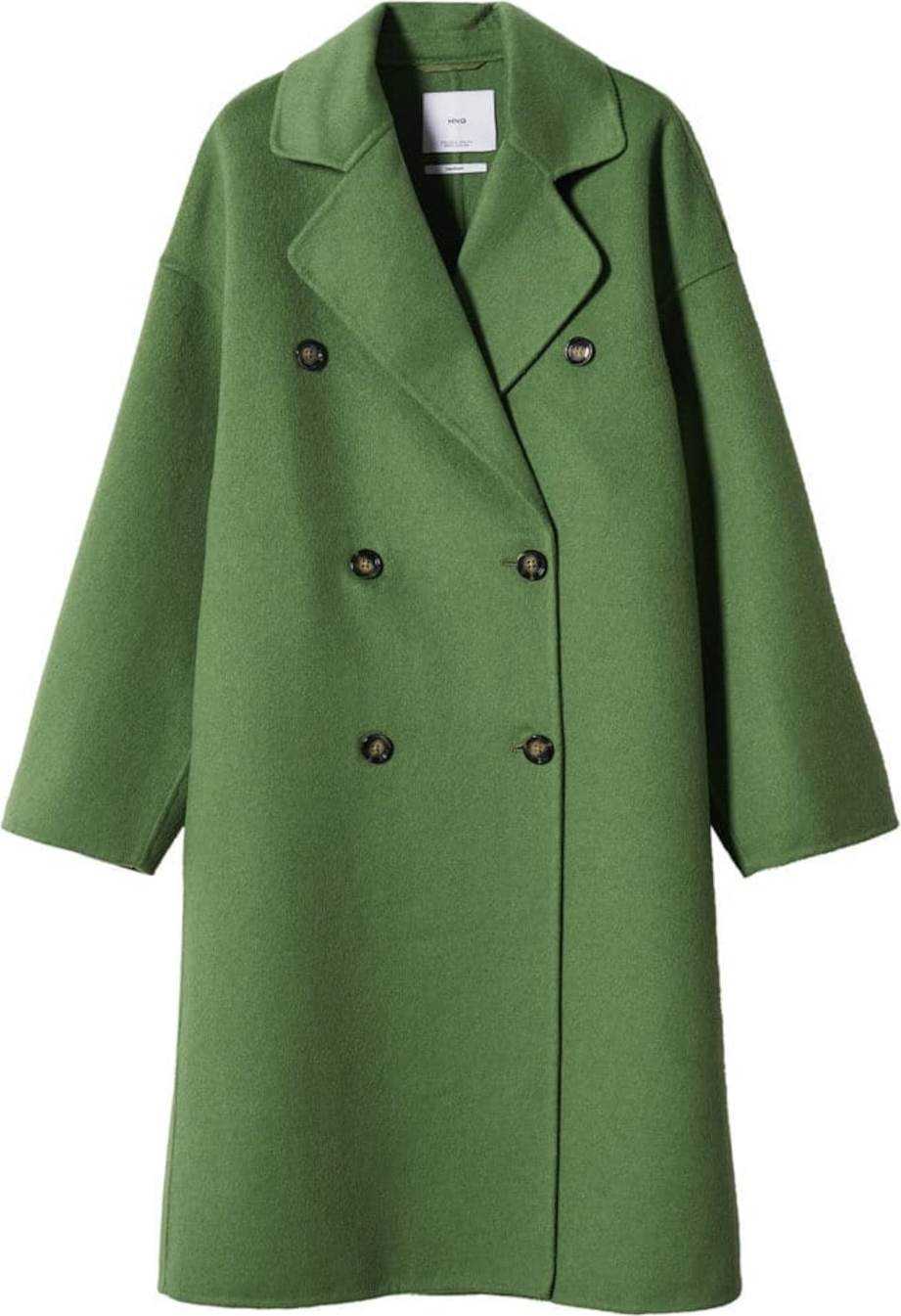 MANGO Zimní kabát 'Picarol' zelená