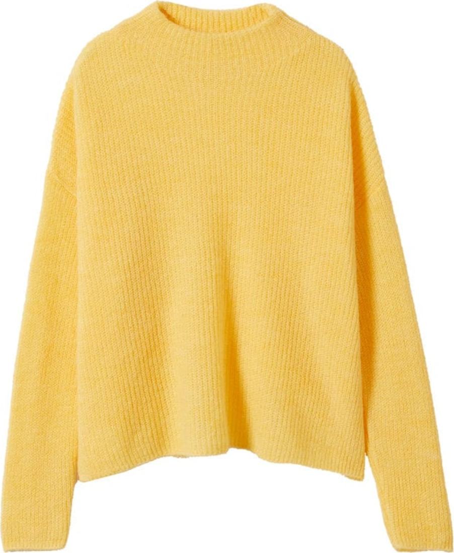 MANGO Svetr 'Cherry' žlutá