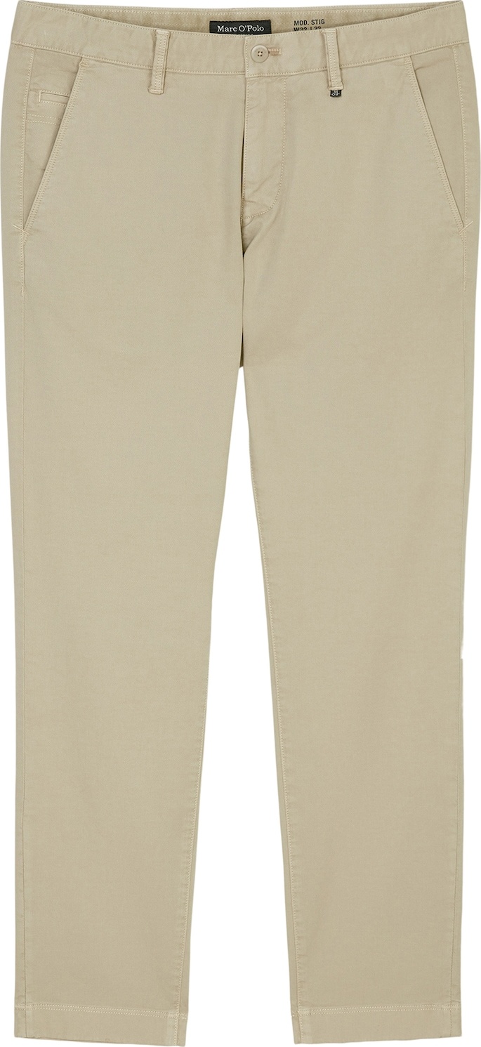 Marc O'Polo Chino kalhoty 'Stig' světle béžová