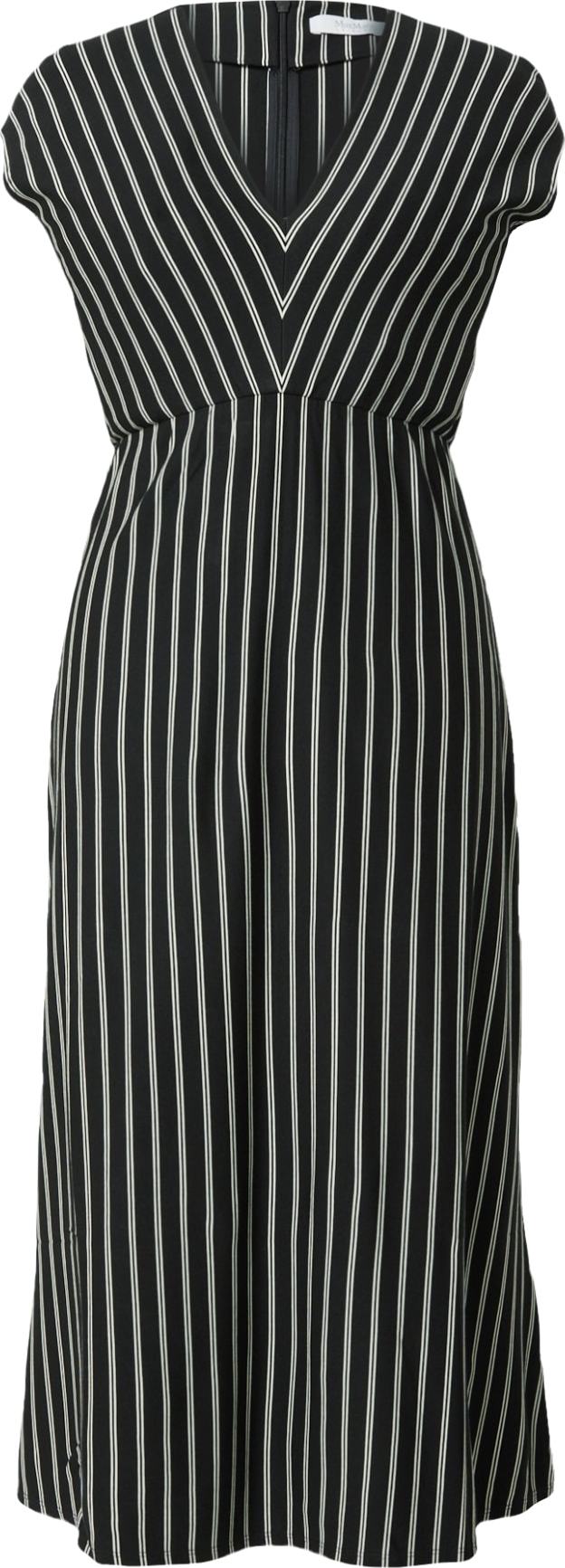 Max Mara Leisure Šaty 'VADA' černá / bílá