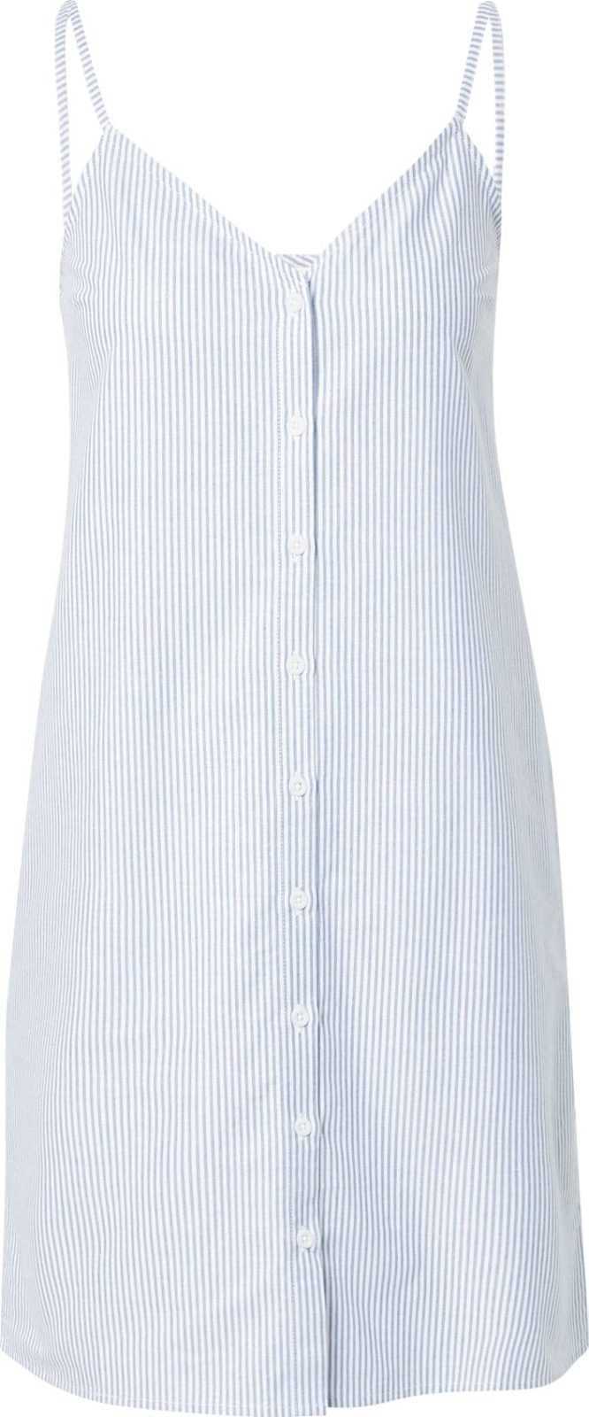 MELAWEAR Letní šaty 'MAJANDRA' světlemodrá / bílá