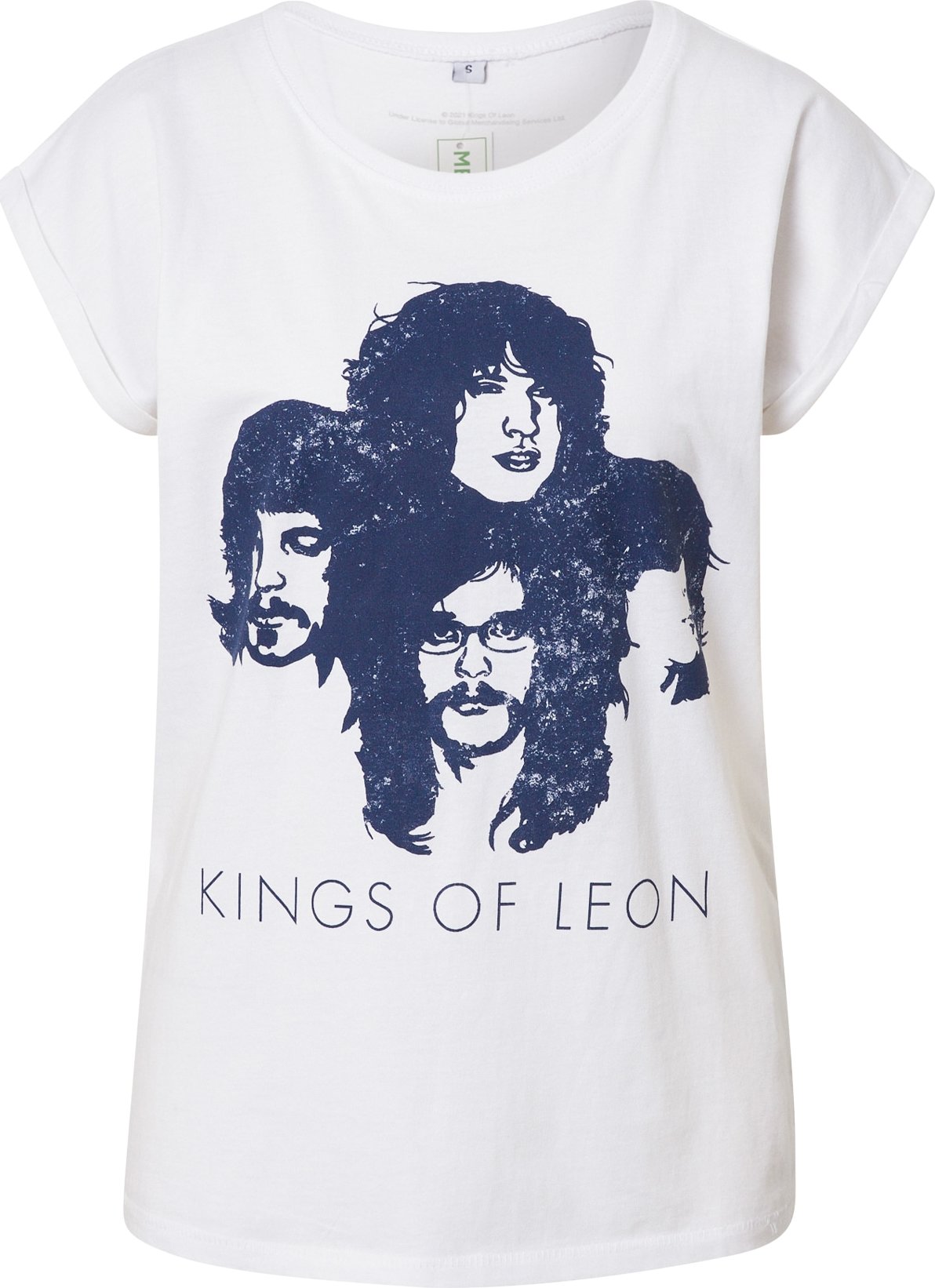 Merchcode Tričko marine modrá / bílá