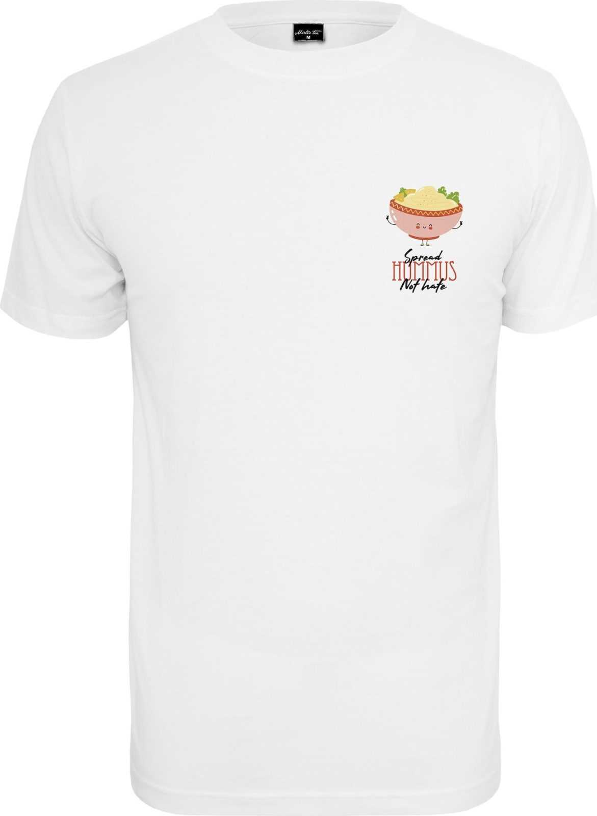 Merchcode Tričko 'Spread Hummus' žlutá / zelená / lososová / černá / bílá