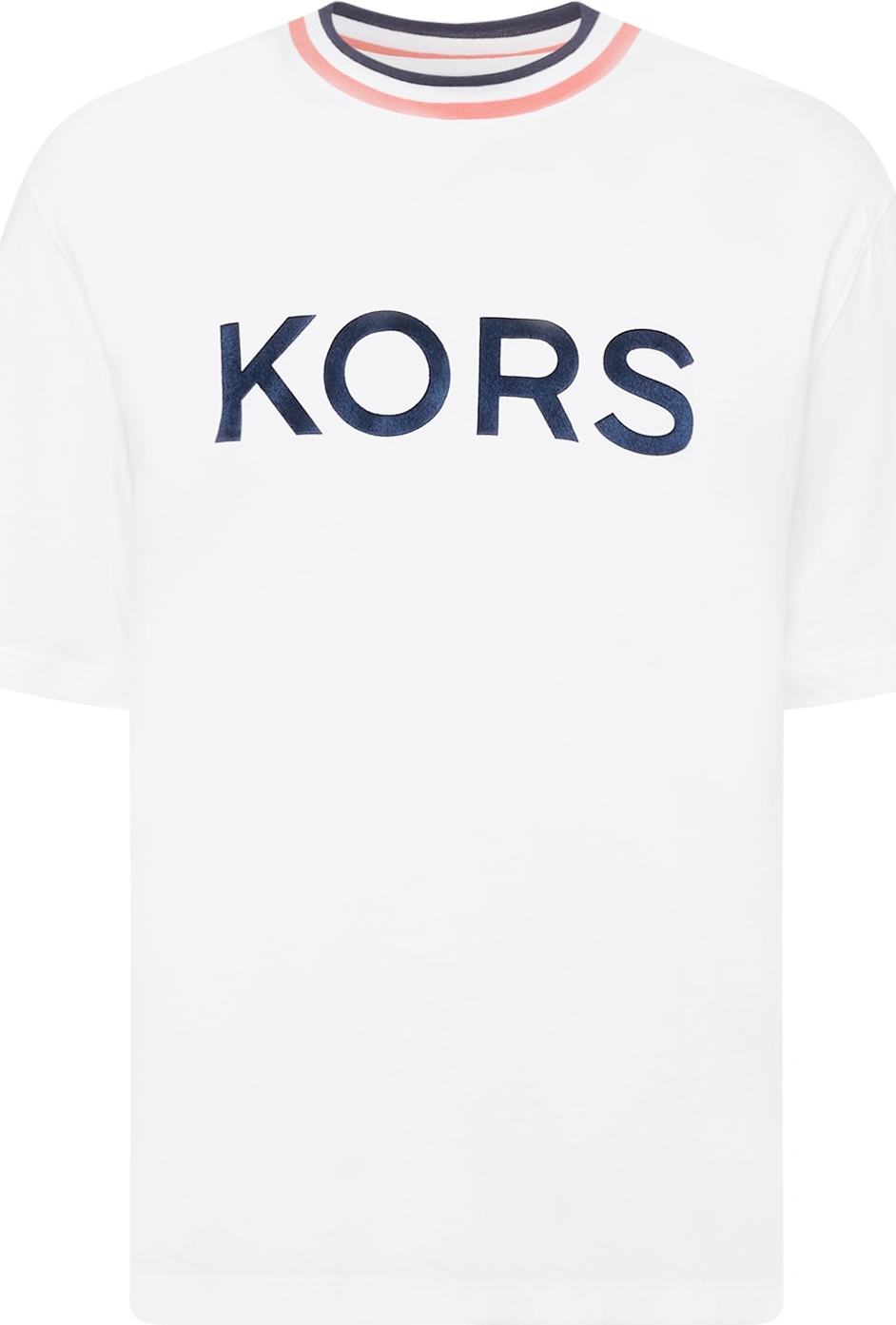 Michael Kors Tričko 'FELT' námořnická modř / pink / bílá