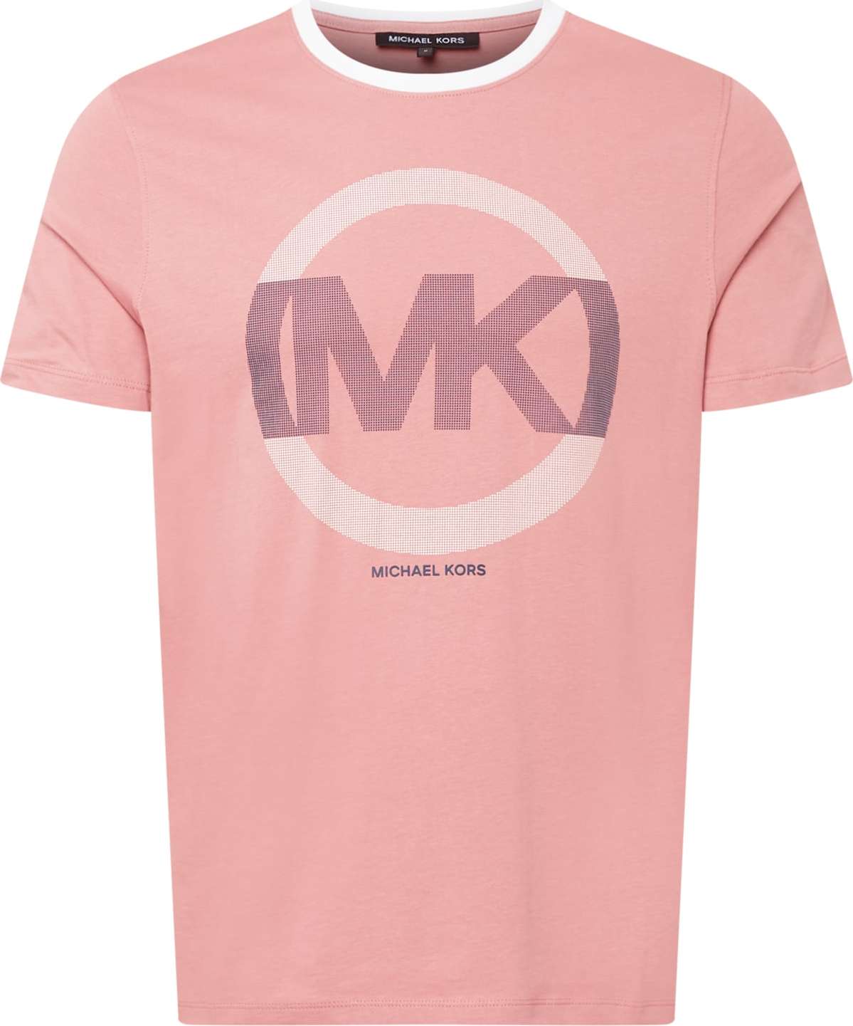 Michael Kors Tričko marine modrá / starorůžová / bílá