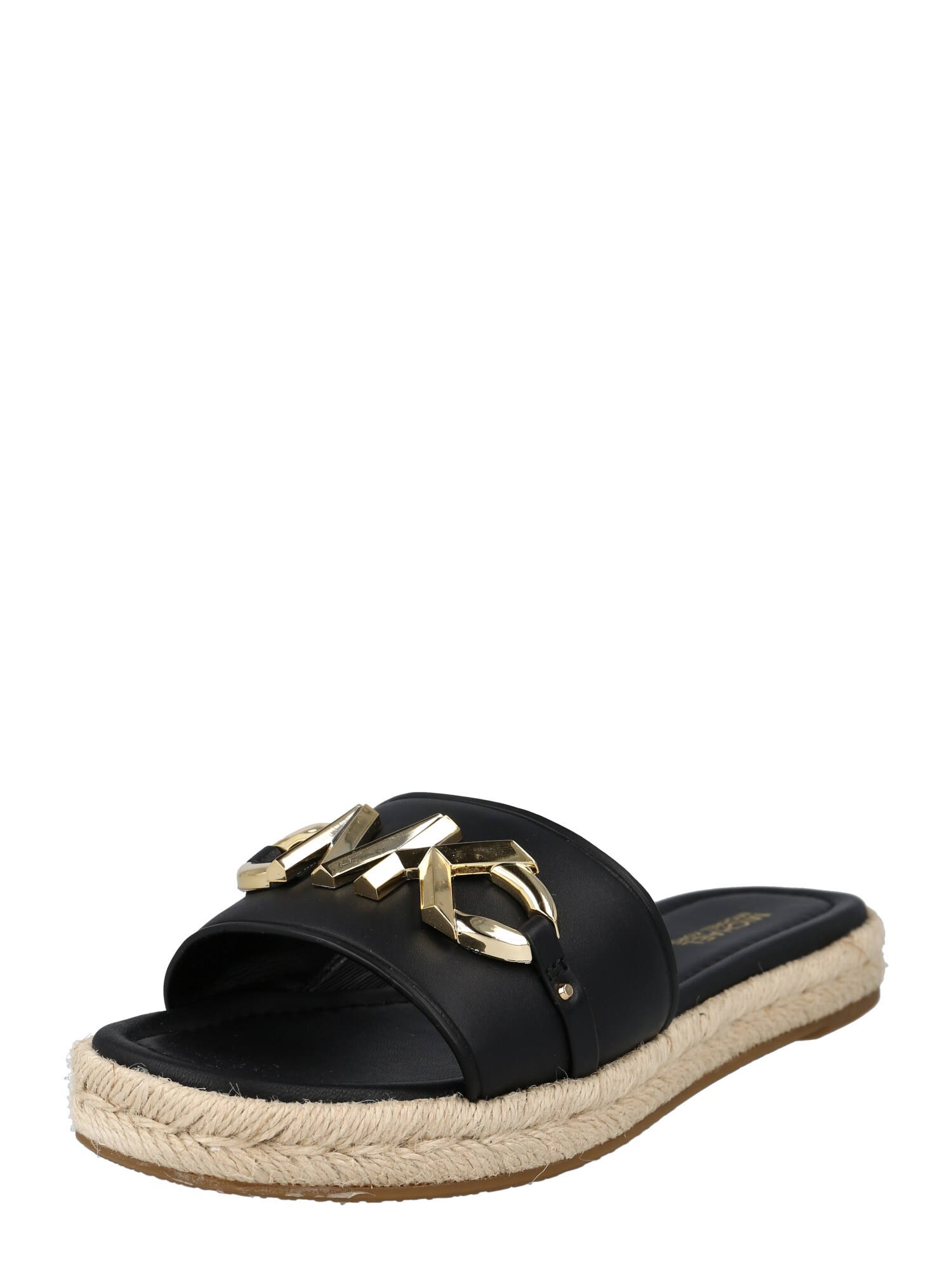 MICHAEL Michael Kors Pantofle 'IZZY' zlatá / černá