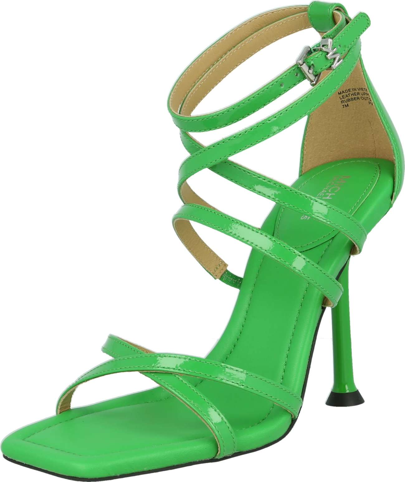 MICHAEL Michael Kors Páskové sandály 'IMANI' trávově zelená