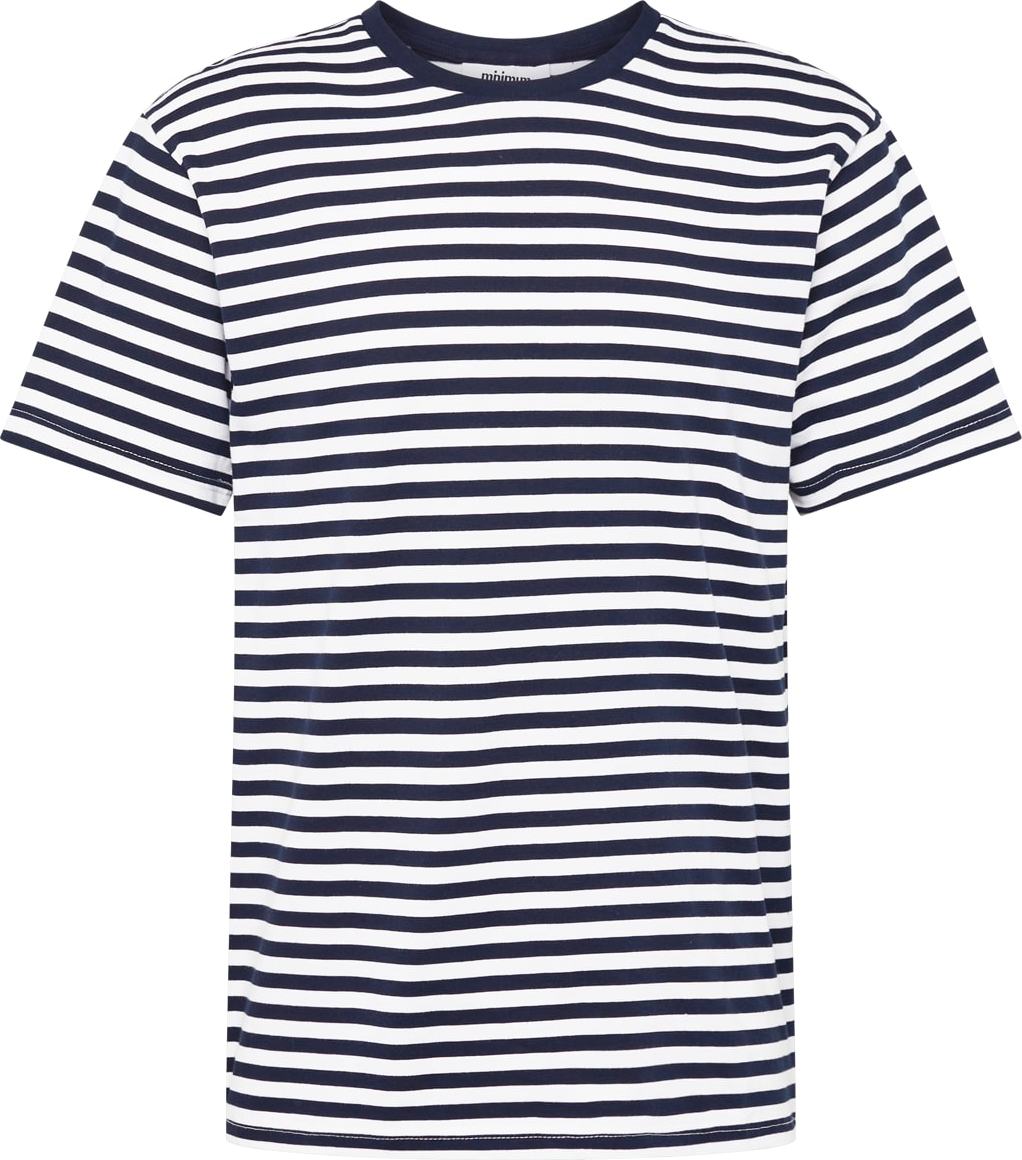 minimum Tričko 'JANNUS' námořnická modř / bílá