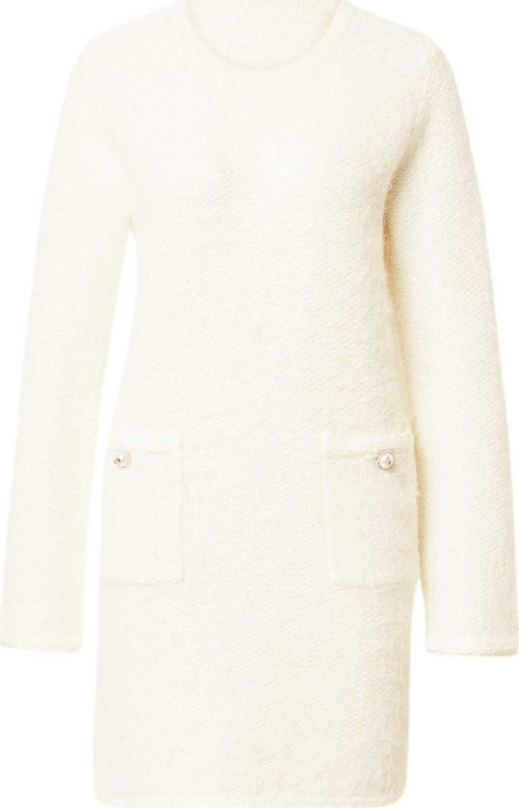 Miss Sixty Úpletové šaty offwhite