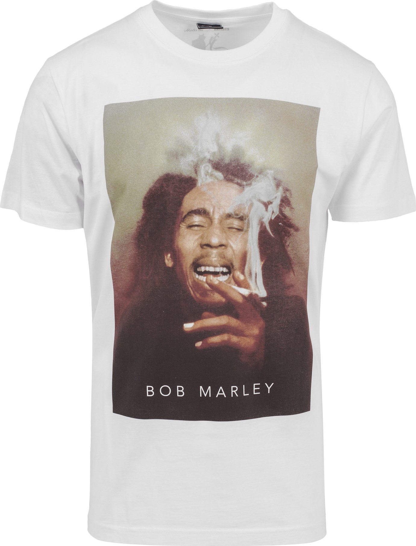 Mister Tee Tričko 'Bob Marley Smoke' mix barev / bílá
