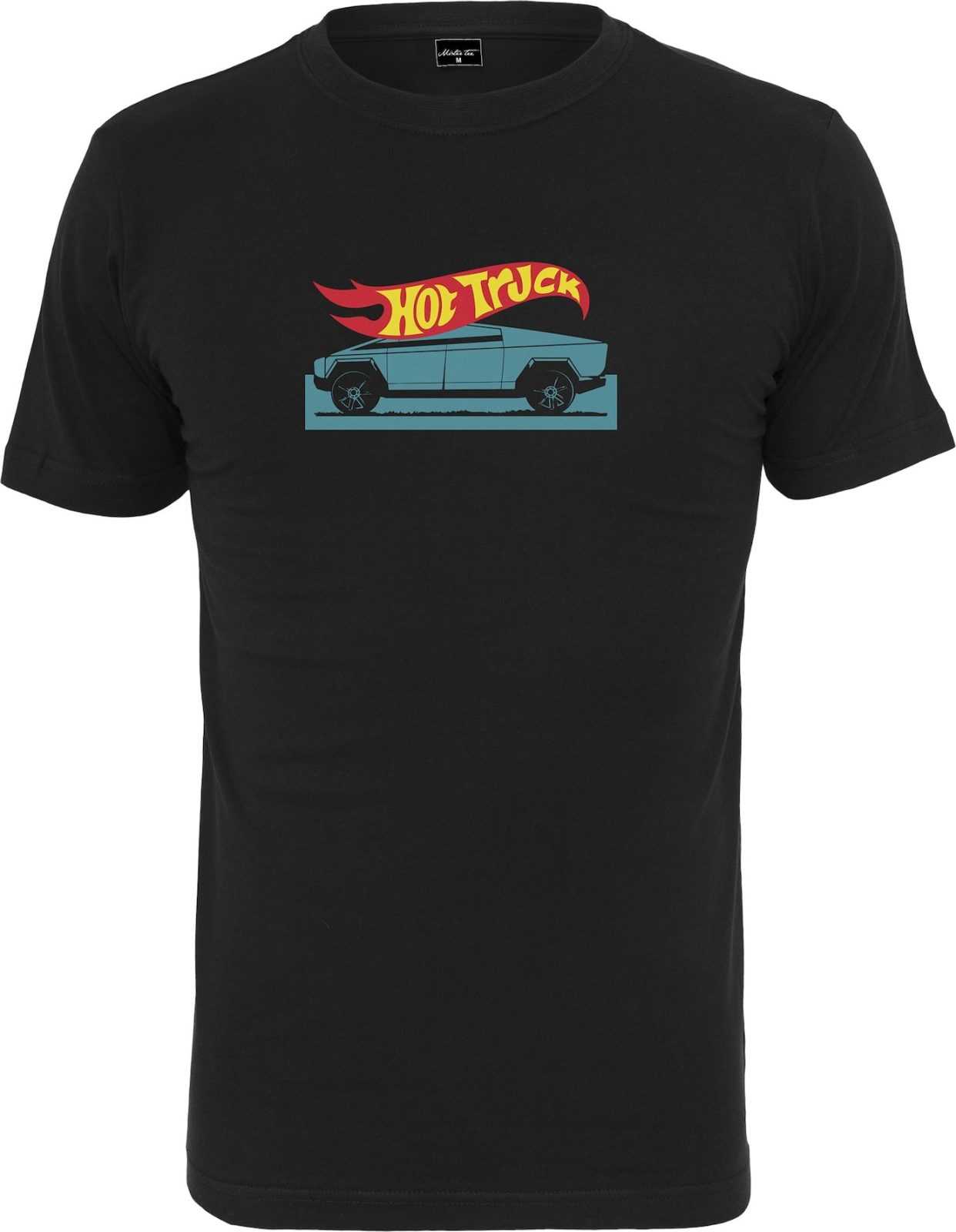 Mister Tee Tričko světlemodrá / žlutá / pastelově červená / černá