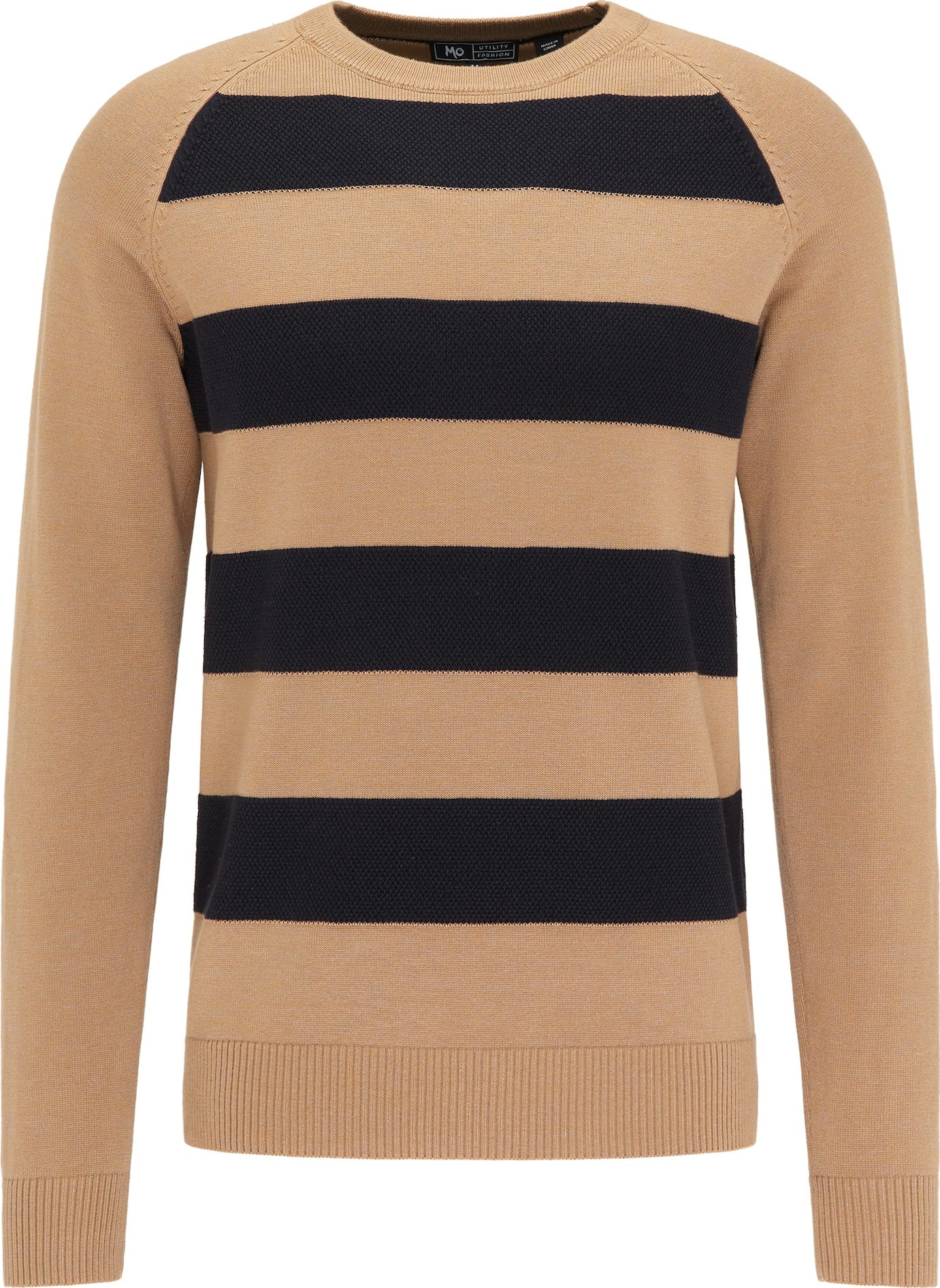 MO Svetr tmavě modrá / světle hnědá