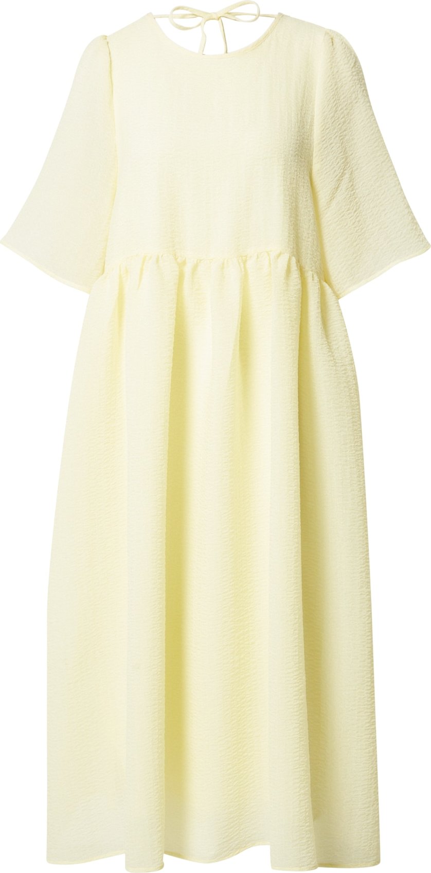 modström Koktejlové šaty 'Payton' pastelově žlutá
