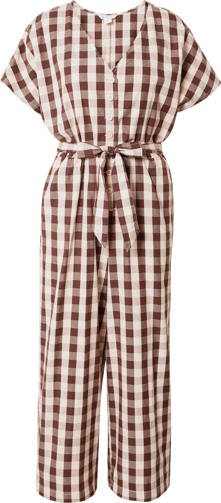 Monki Overal béžová / hnědá