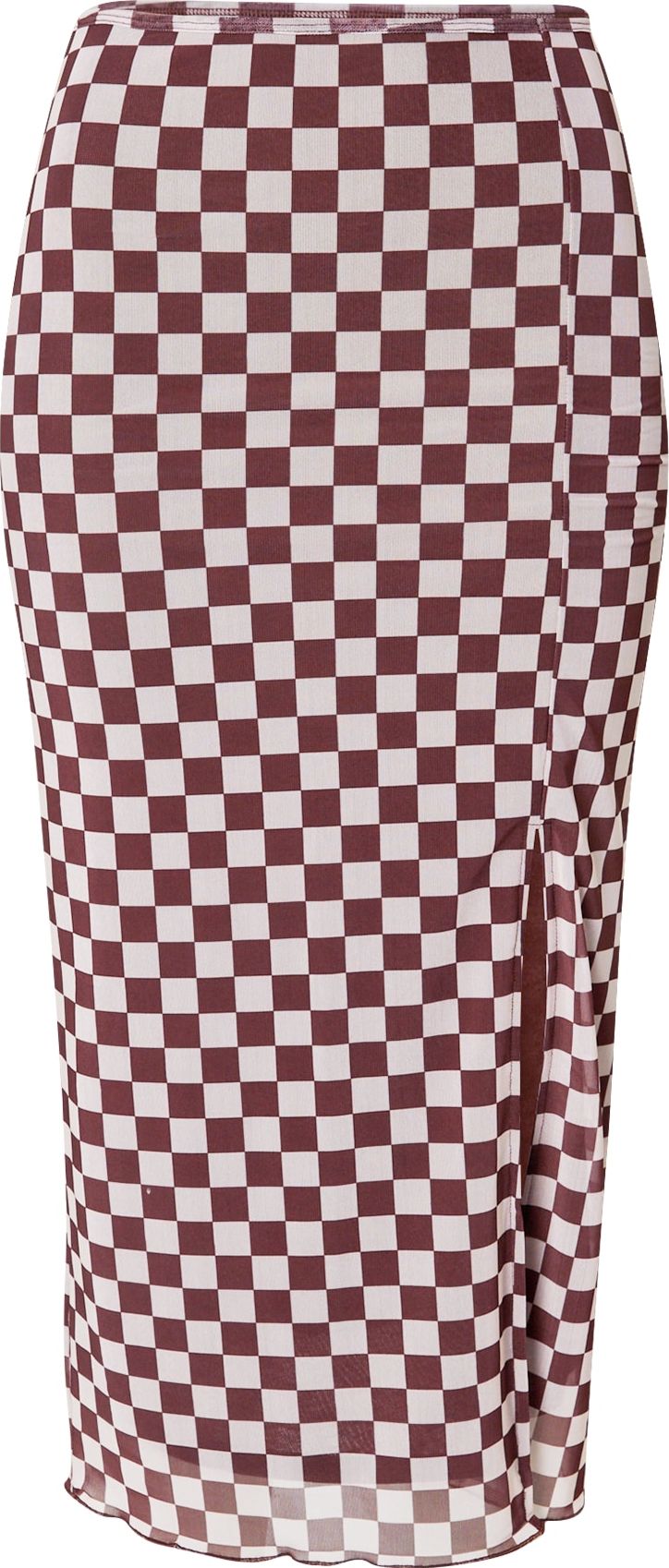 Monki Sukně pudrová / červenofialová