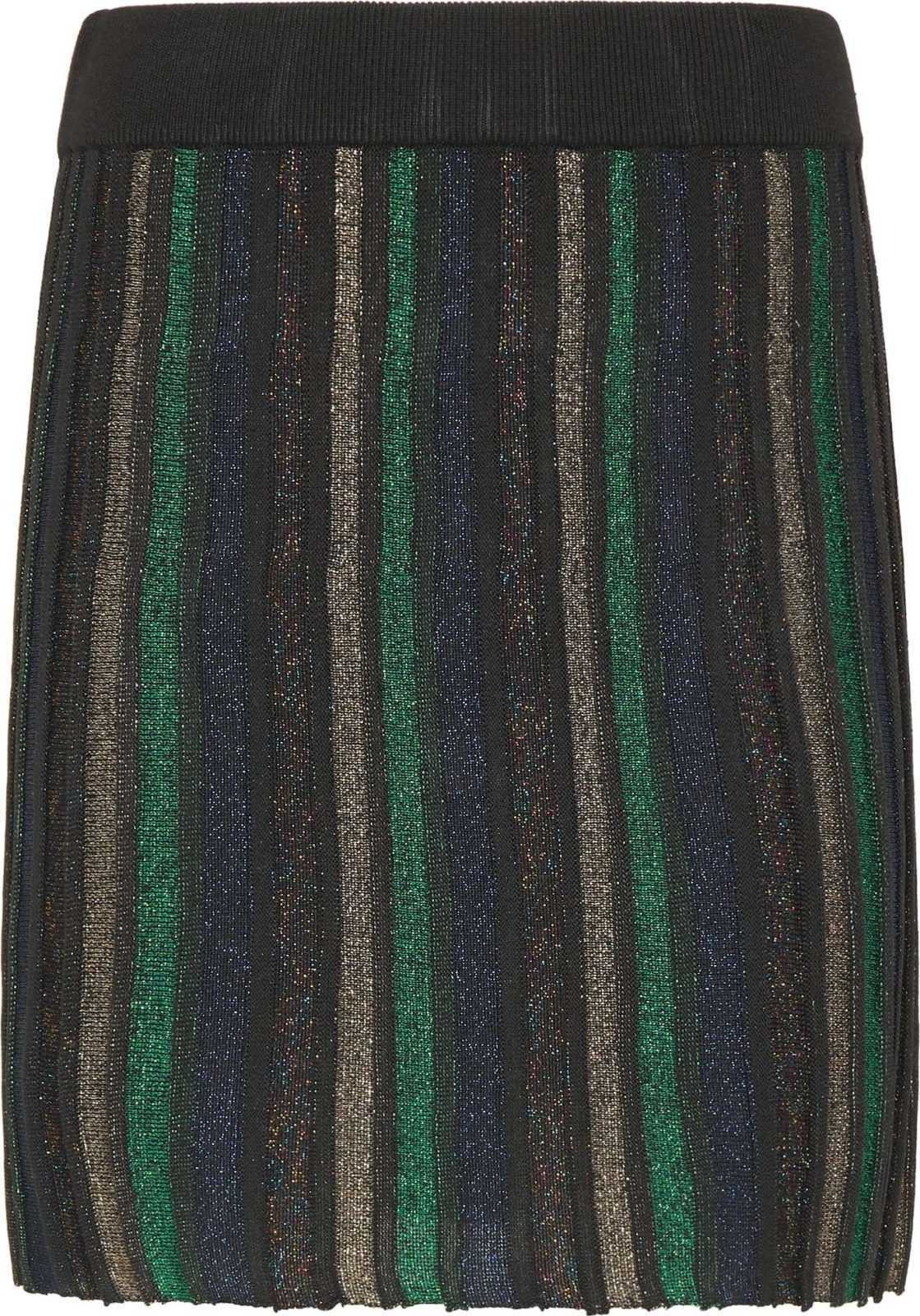 myMo at night Sukně modrá / tmavě hnědá / zelená / černá