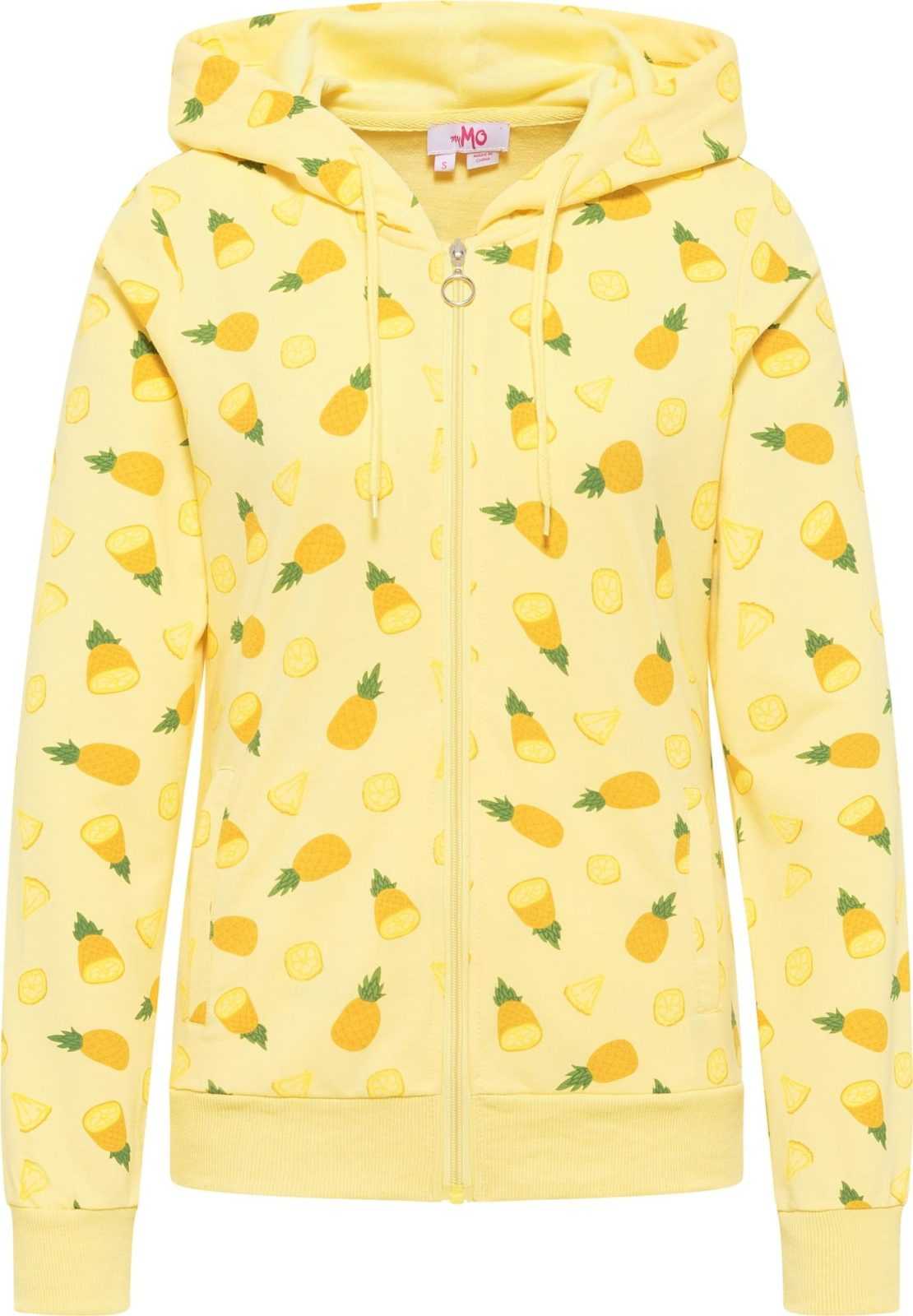 MYMO Mikina žlutá / zlatě žlutá / pastelově žlutá / trávově zelená / světle zelená