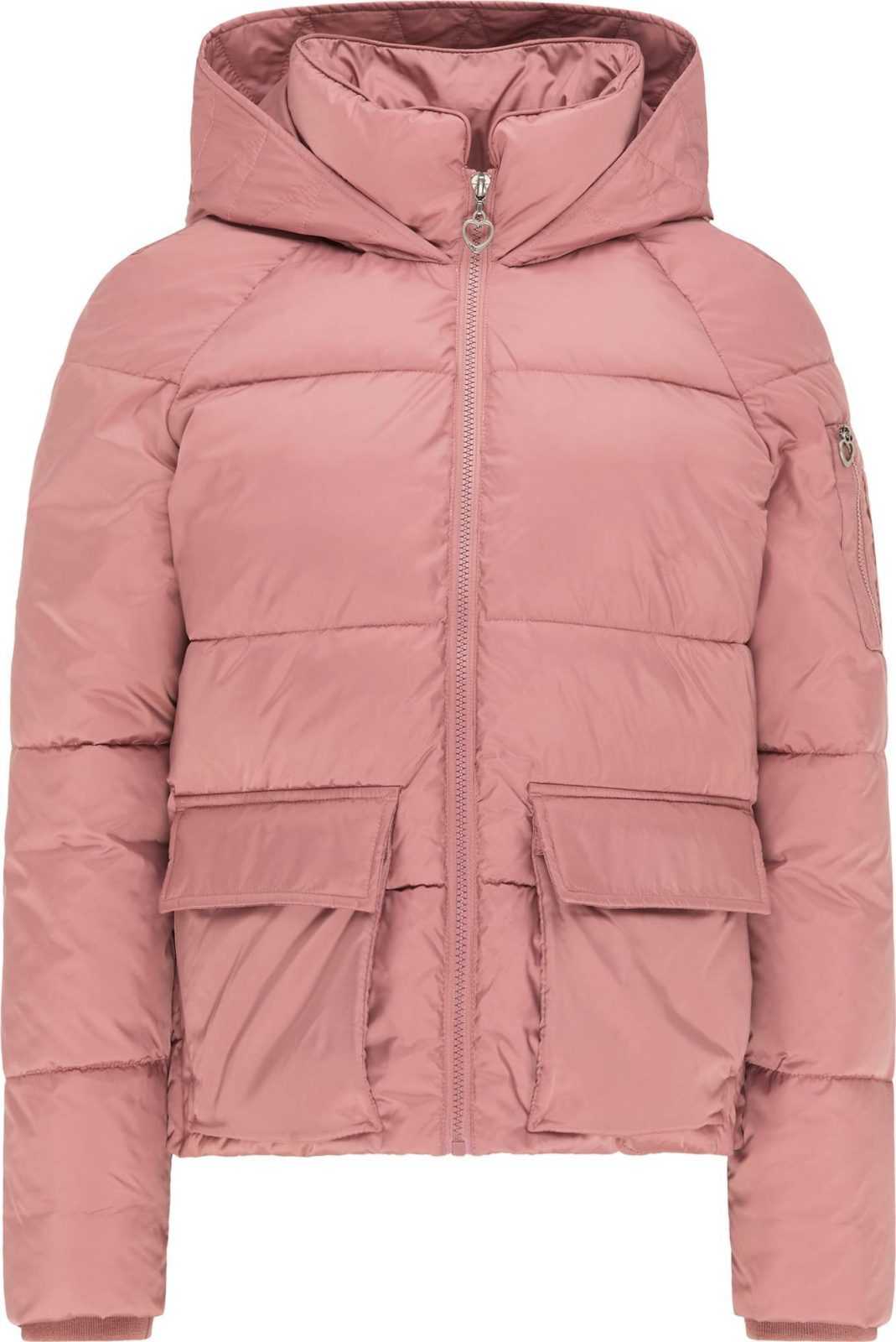 MYMO Přechodná bunda růžová