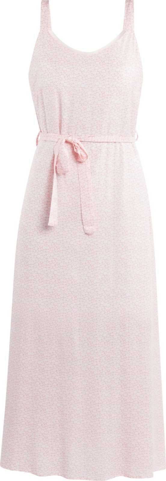 MYMO Šaty světle růžová / bílá