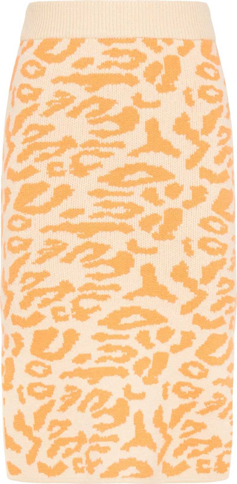 MYMO Sukně béžová / žlutá