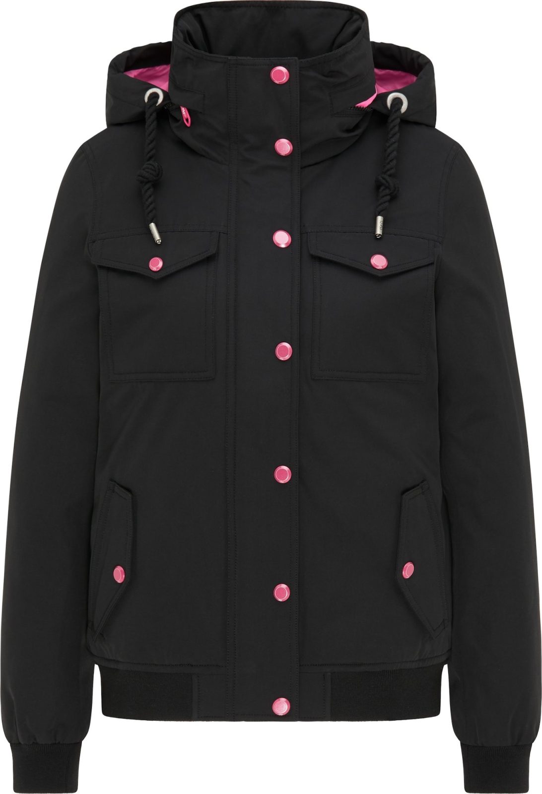 MYMO Zimní bunda pink / černá