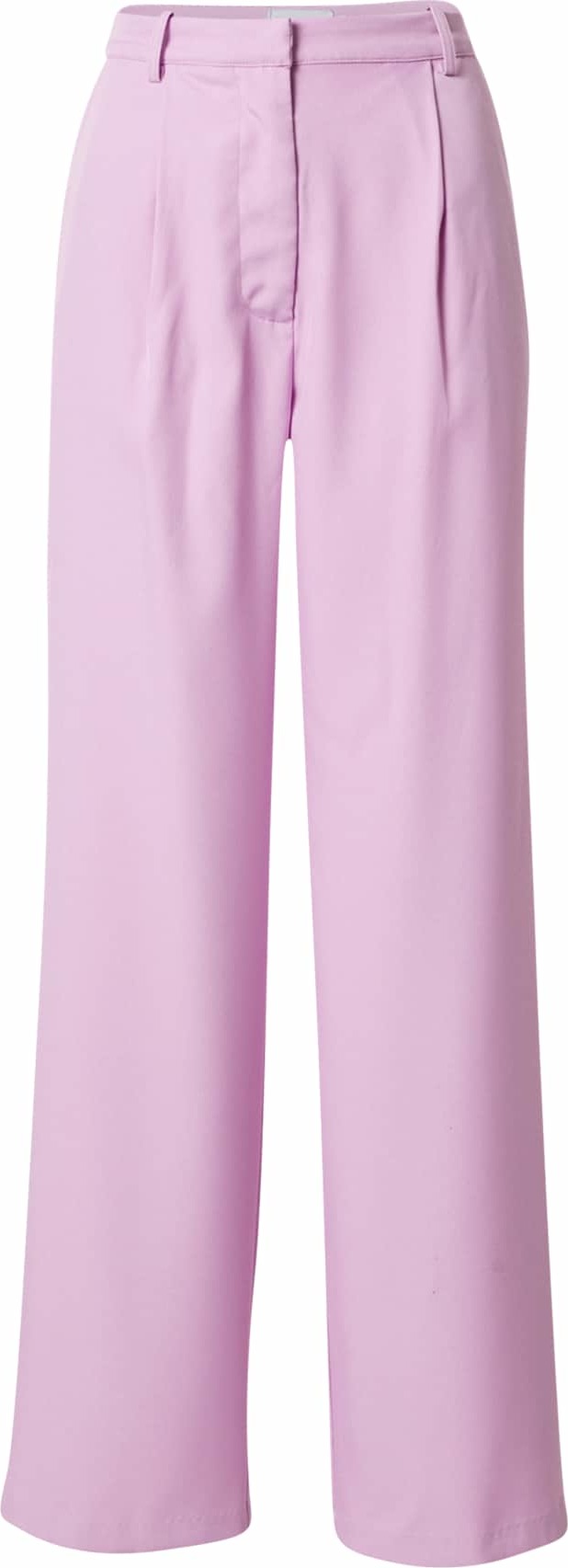 NA-KD Kalhoty s puky světle růžová