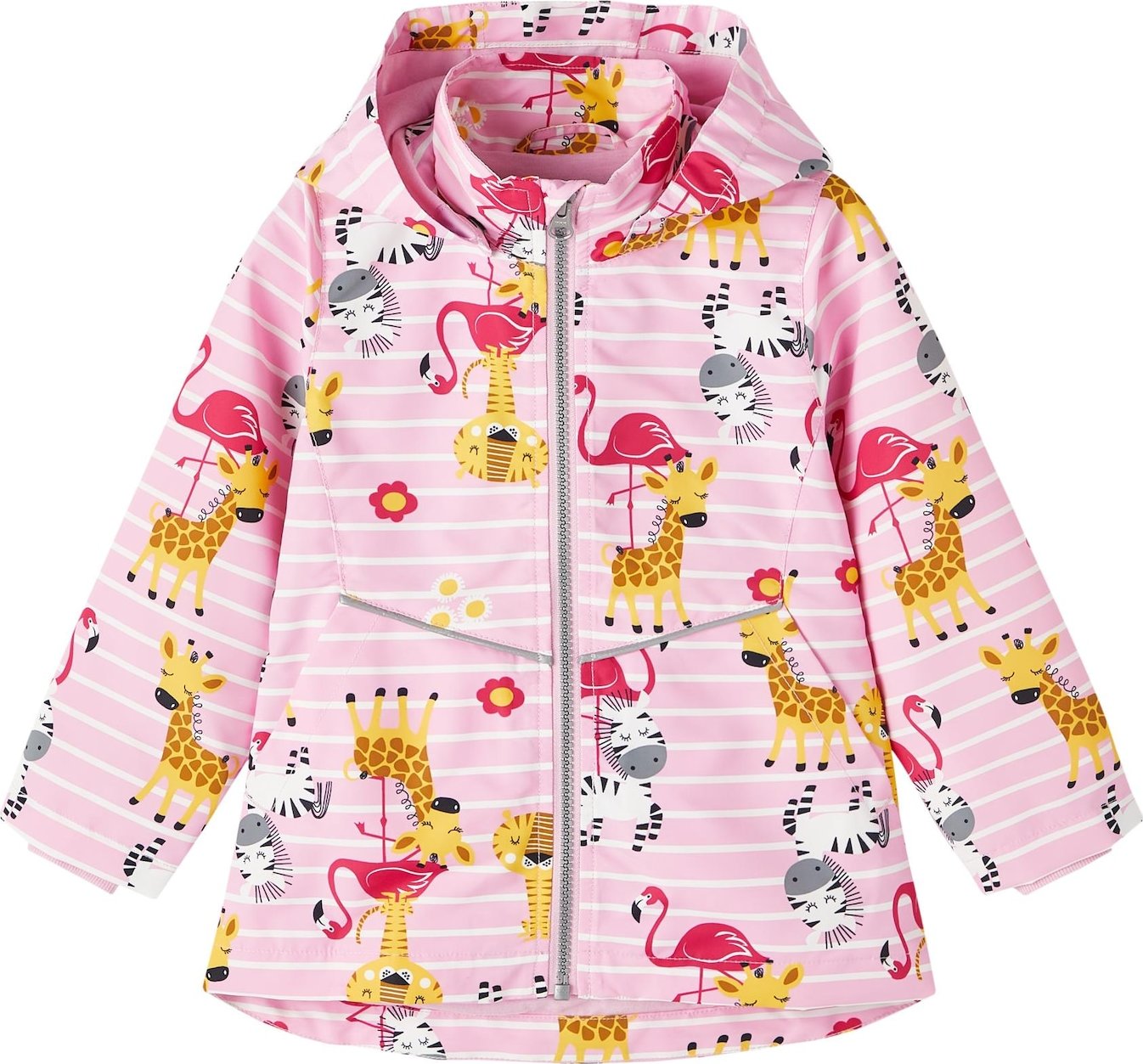 NAME IT Přechodná bunda zlatě žlutá / růžová / černá / bílá