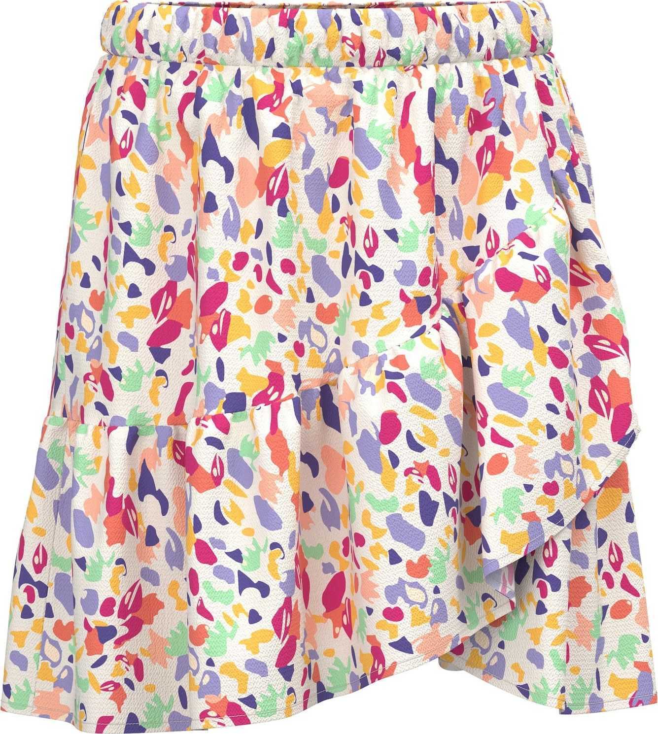 NAME IT Sukně krémová / mix barev