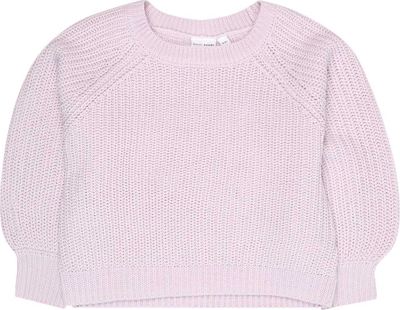 NAME IT Svetr 'VALEA' světle fialová