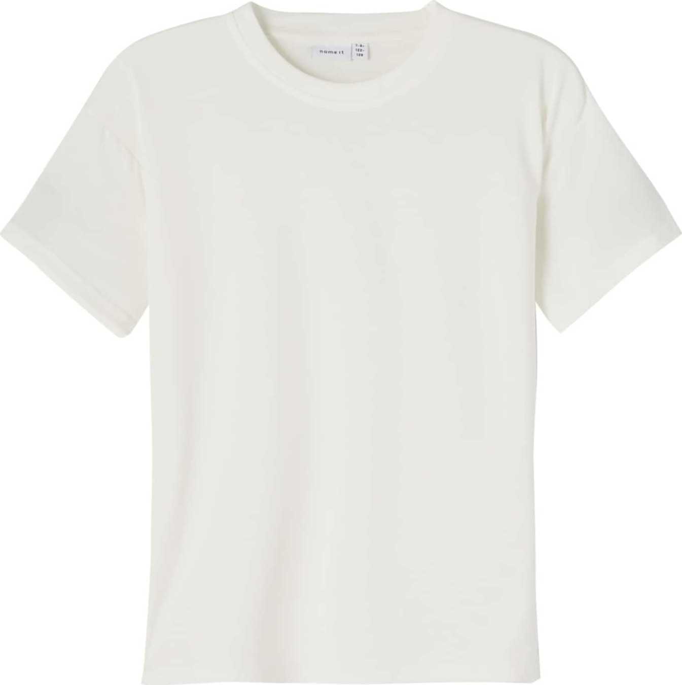 NAME IT Tričko 'Faysi' bílá