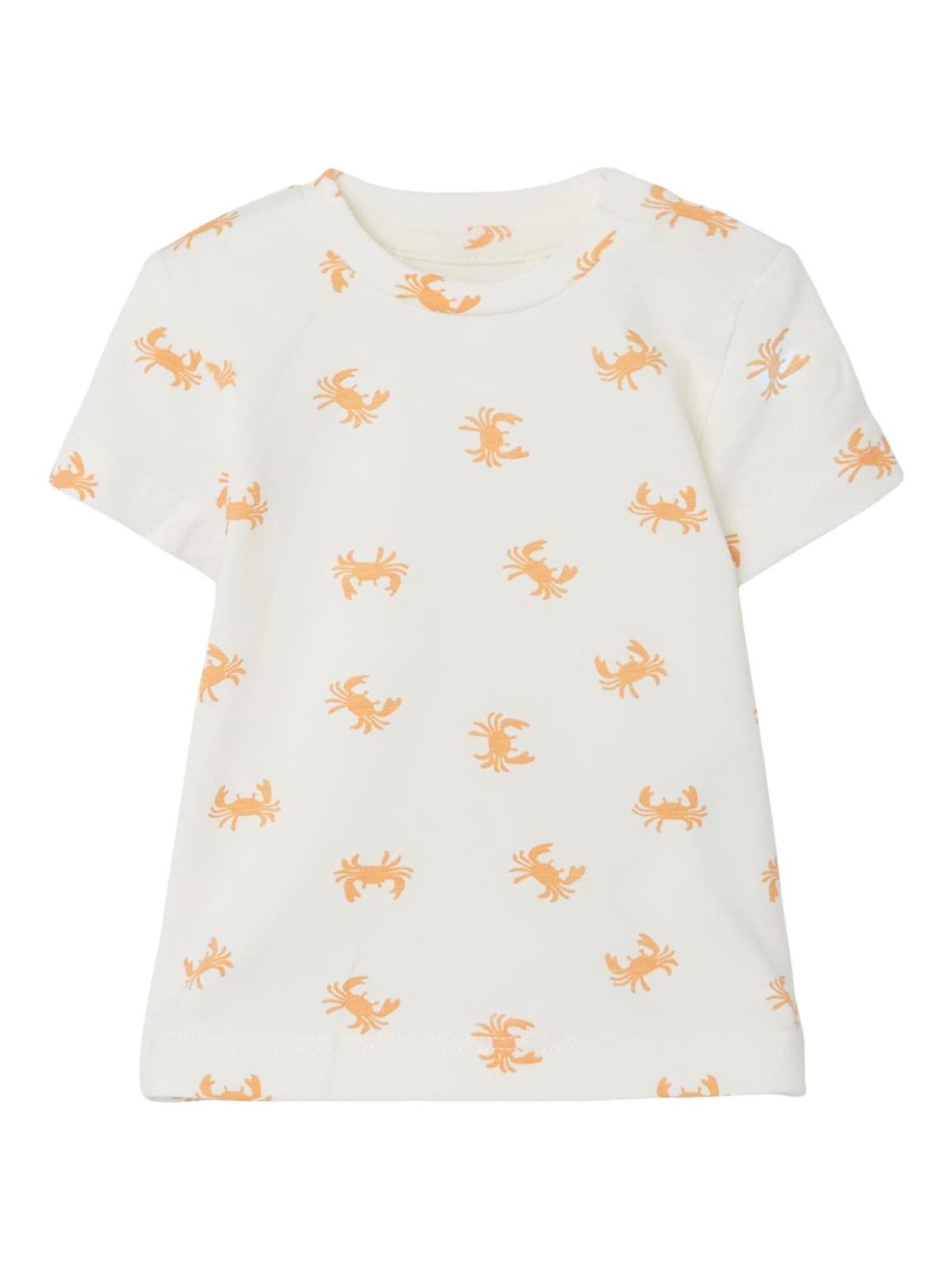 NAME IT Tričko 'JOE' oranžová / bílá