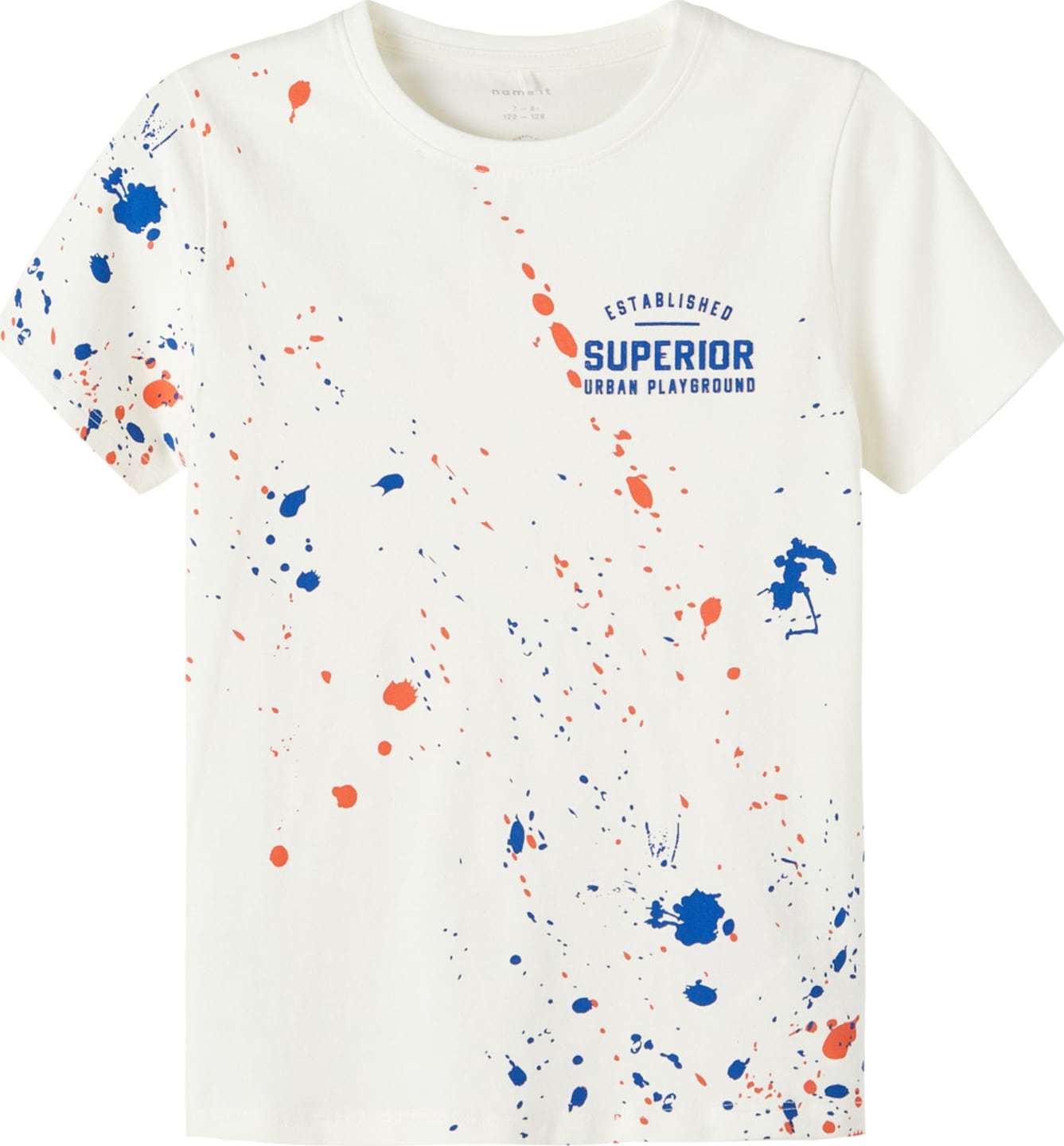 NAME IT Tričko modrá / červená / bílá