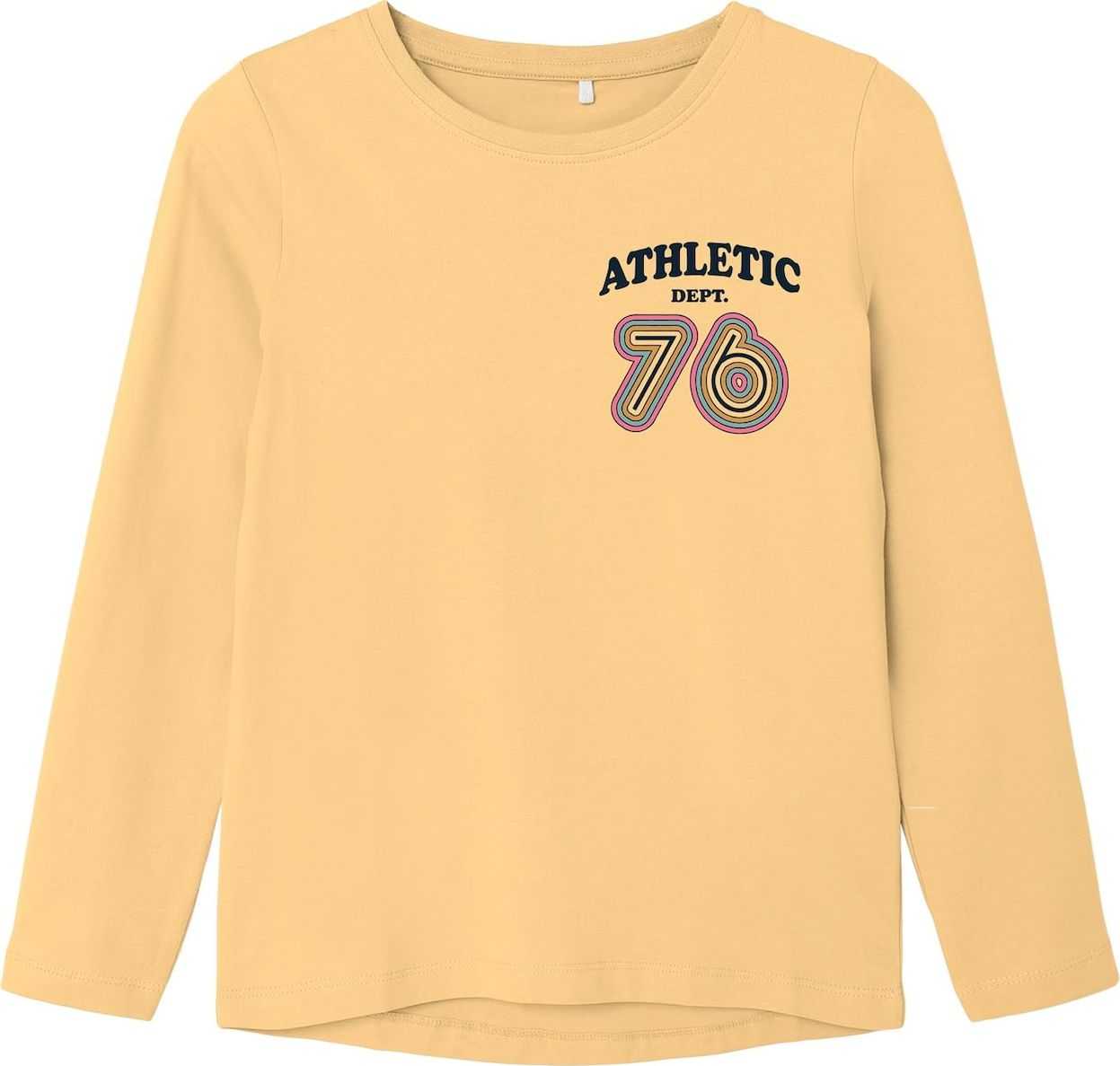 NAME IT Tričko 'Vix' modrá / marine modrá / žlutá / fialová