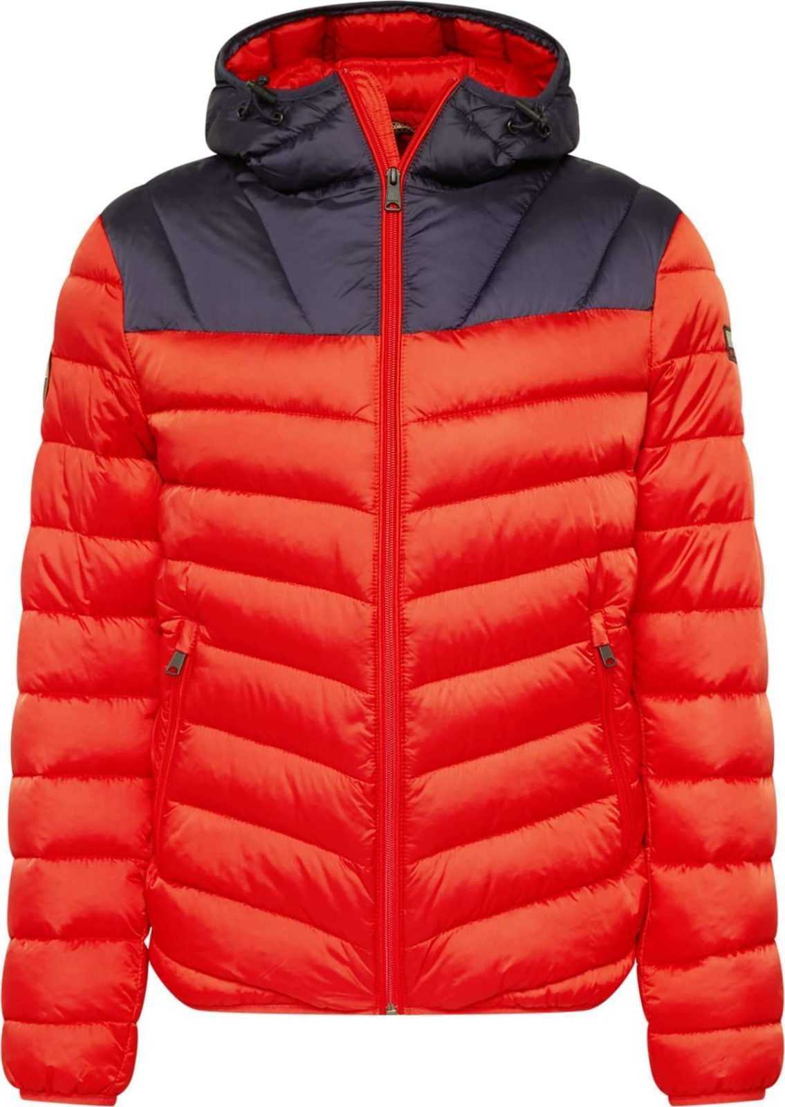 NAPAPIJRI Přechodná bunda 'AERONS' námořnická modř / ohnivá červená