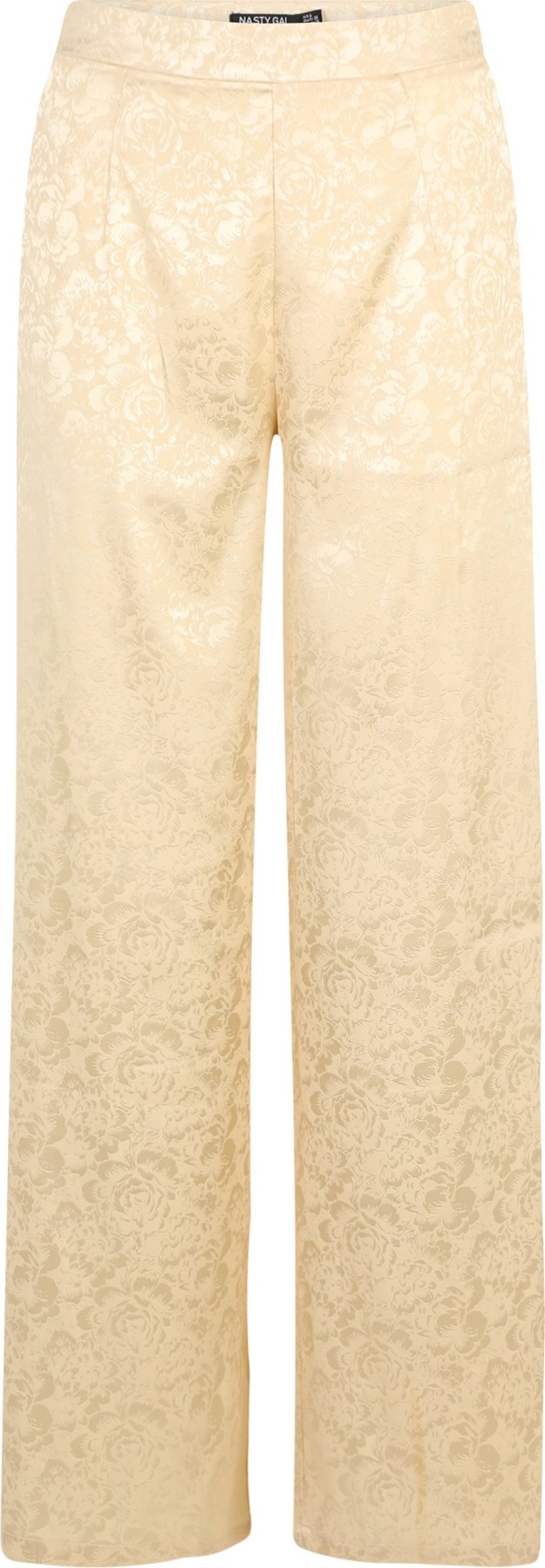 Nasty Gal Petite Kalhoty champagne / zlatá