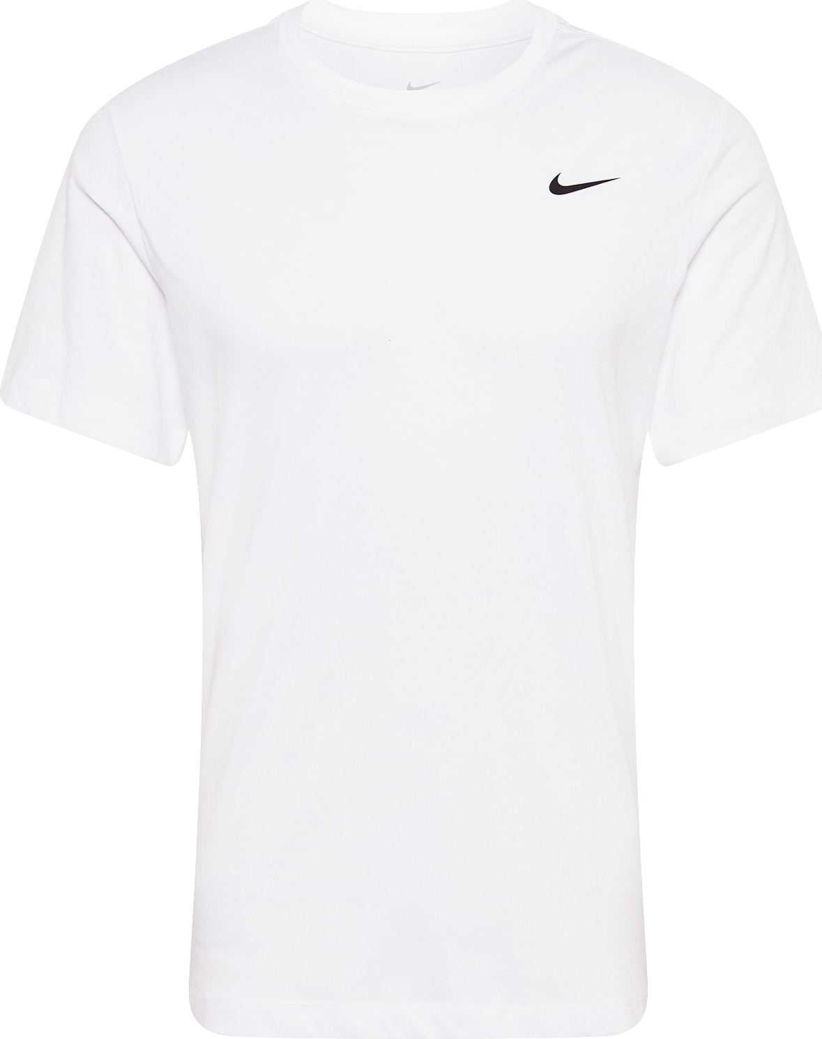 NIKE Funkční tričko černá / bílá