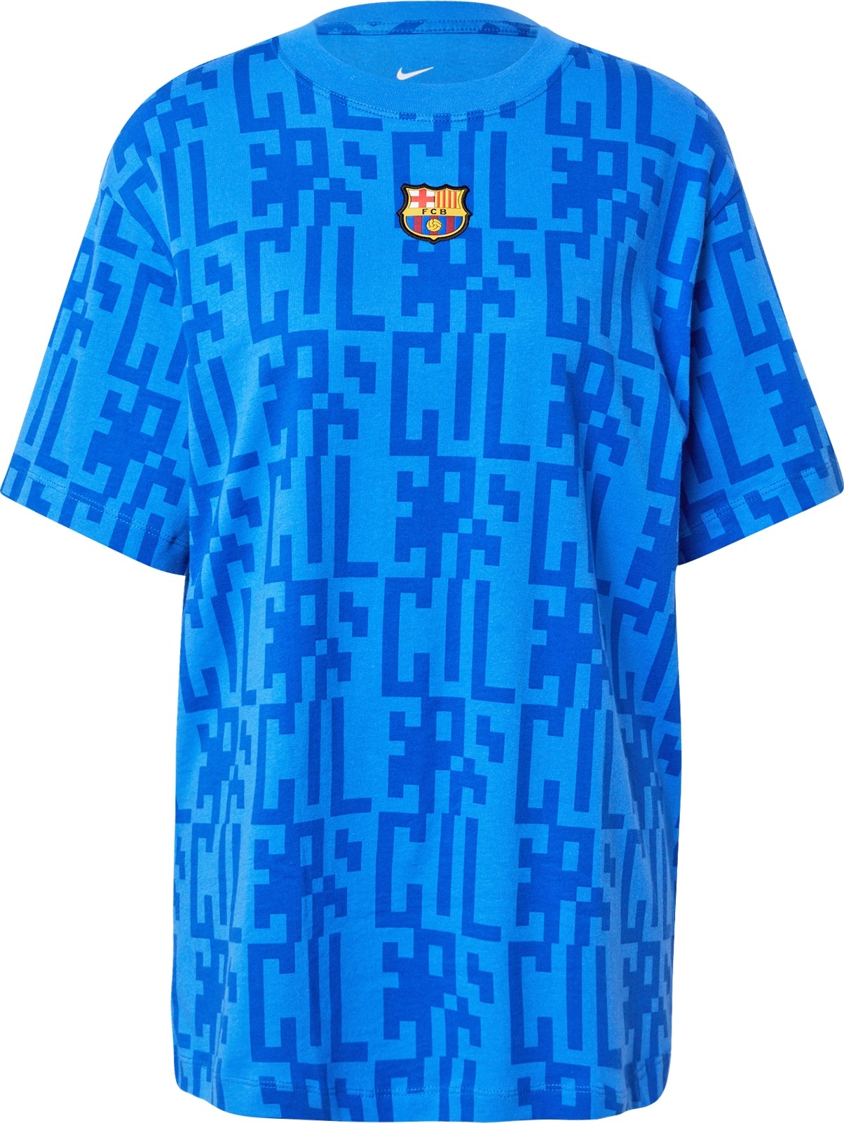 NIKE Funkční tričko modrá / světlemodrá / žlutá / červená