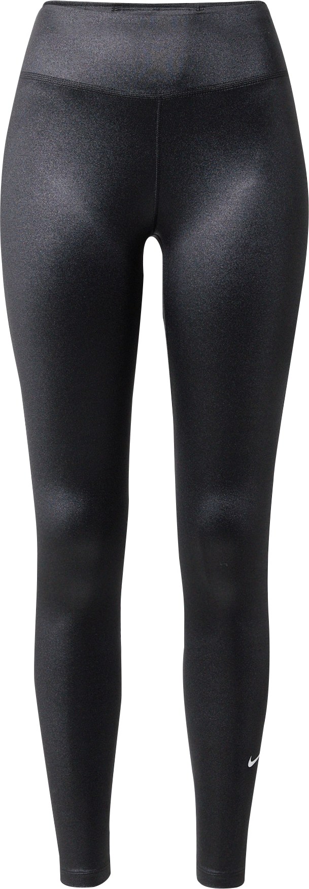 NIKE Sportovní kalhoty černá / bílá