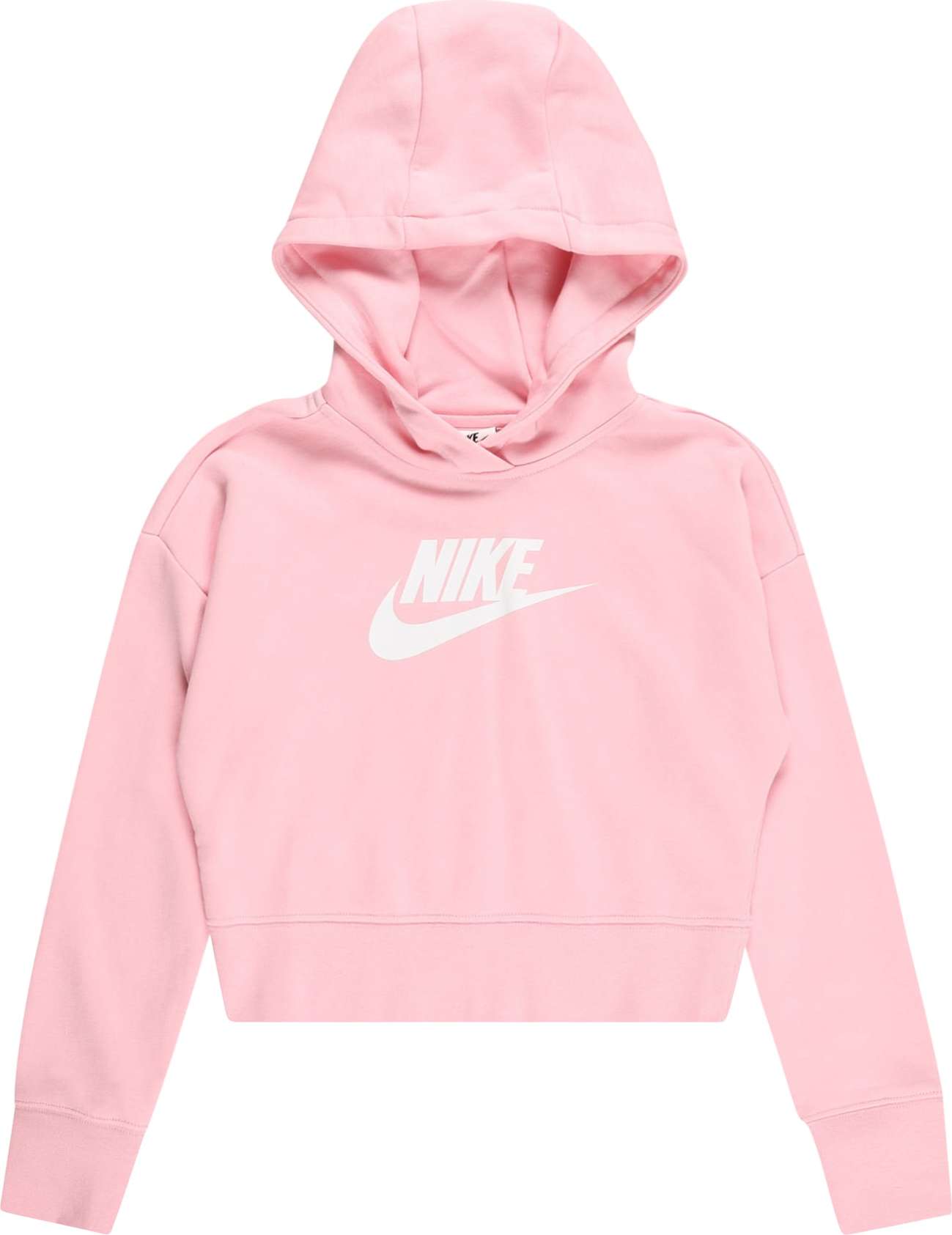 Nike Sportswear Mikina světle růžová / bílá