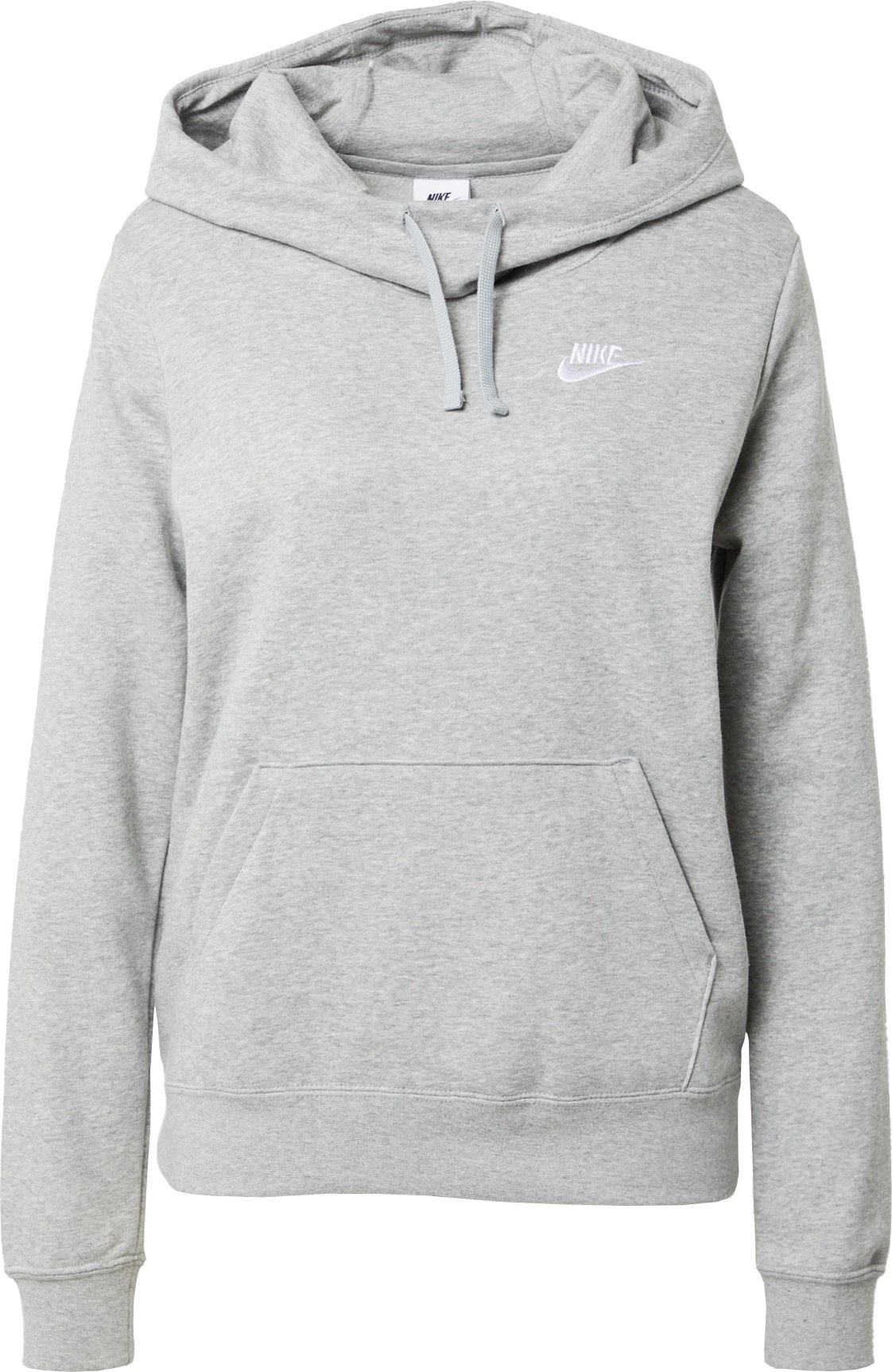 Nike Sportswear Mikina šedý melír / bílá