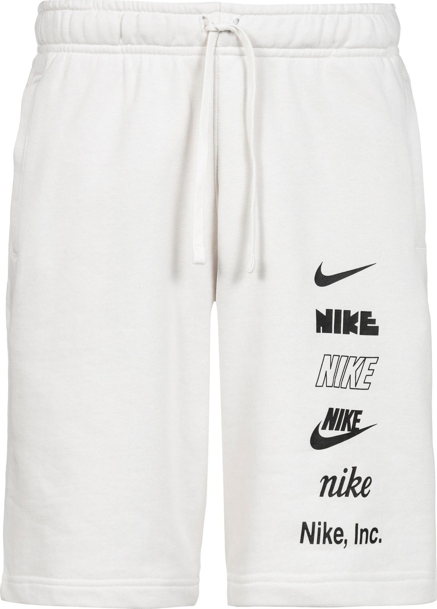 Nike Sportswear Sportovní kalhoty 'Club' černá / bílá