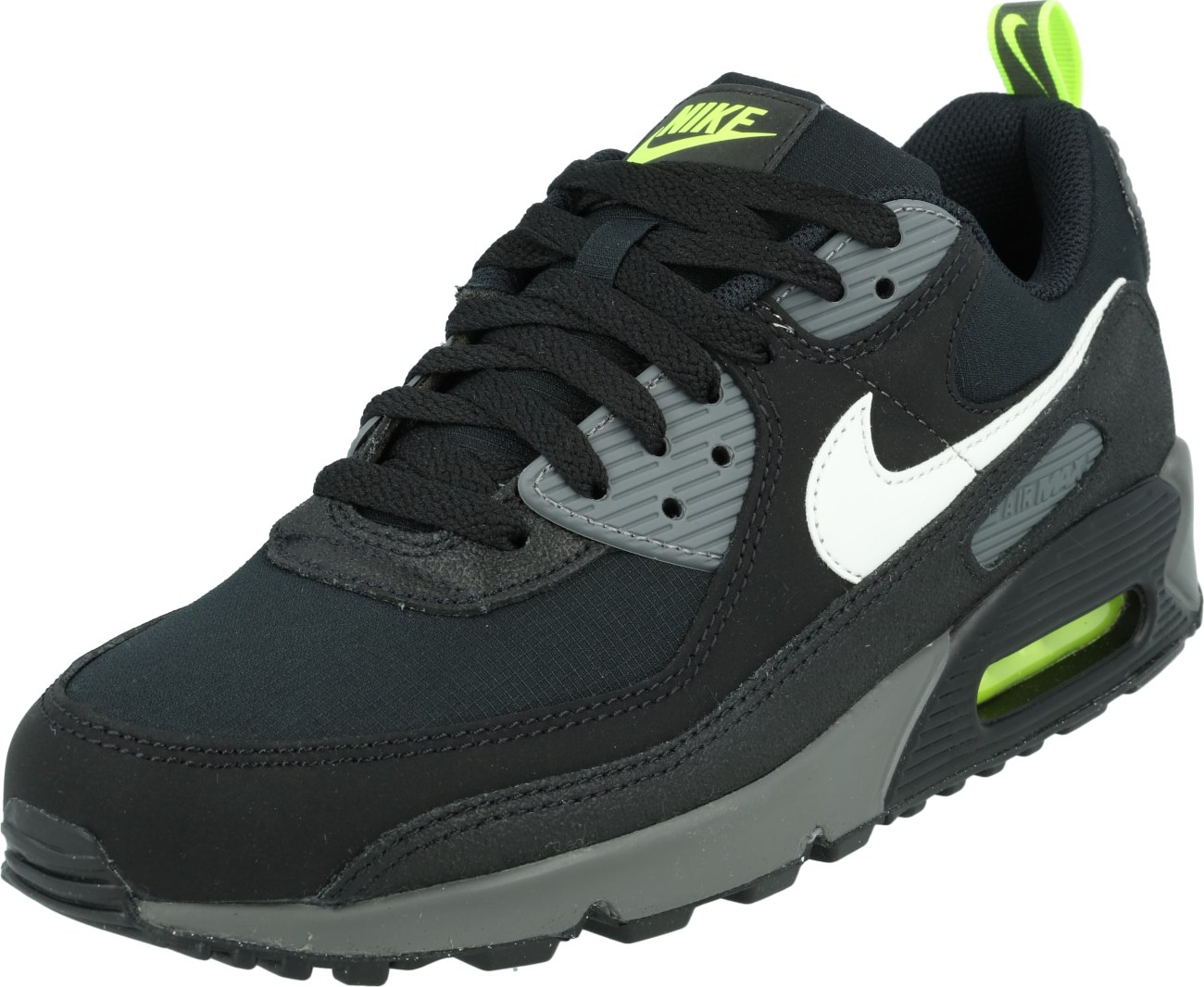 Nike Sportswear Tenisky 'AIR MAX 90' šedá / černá / bílá