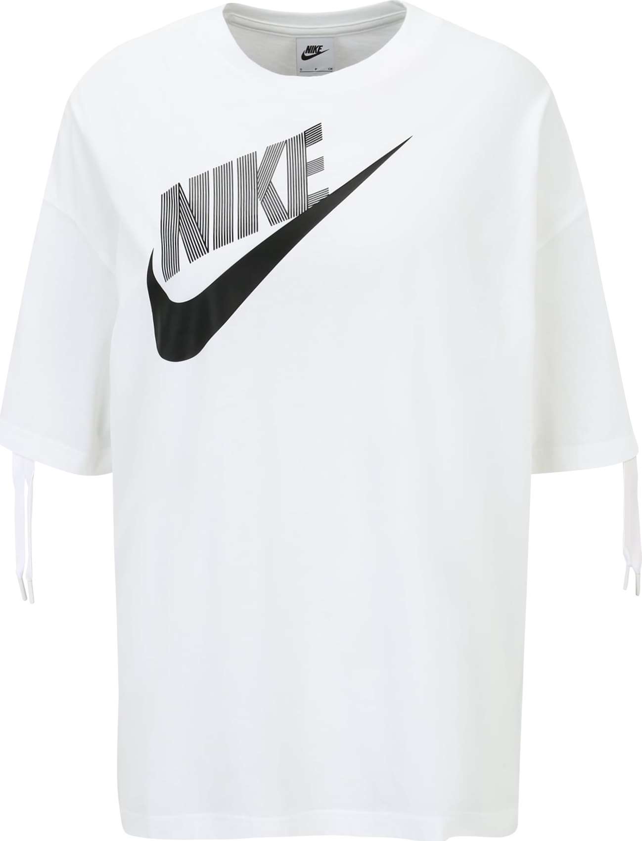 Nike Sportswear Tričko šedá / černá / bílá