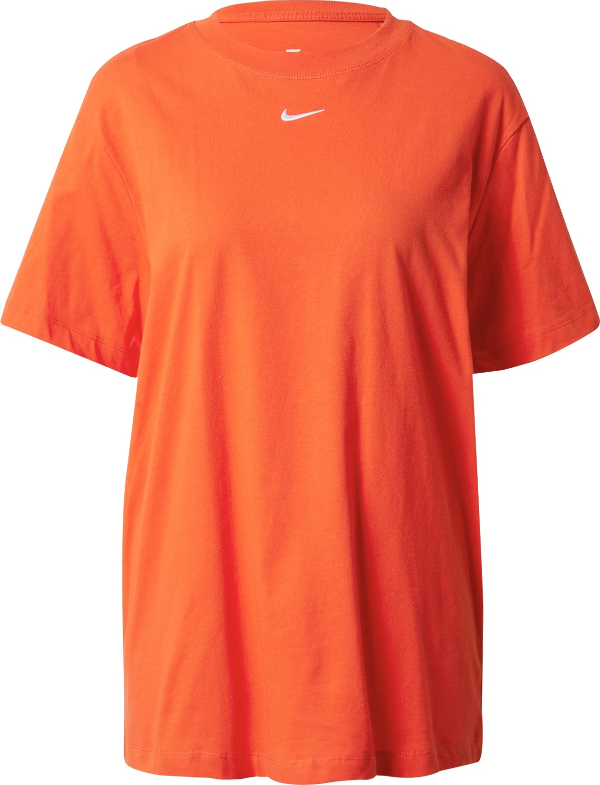 Nike Sportswear Tričko oranžově červená / bílá