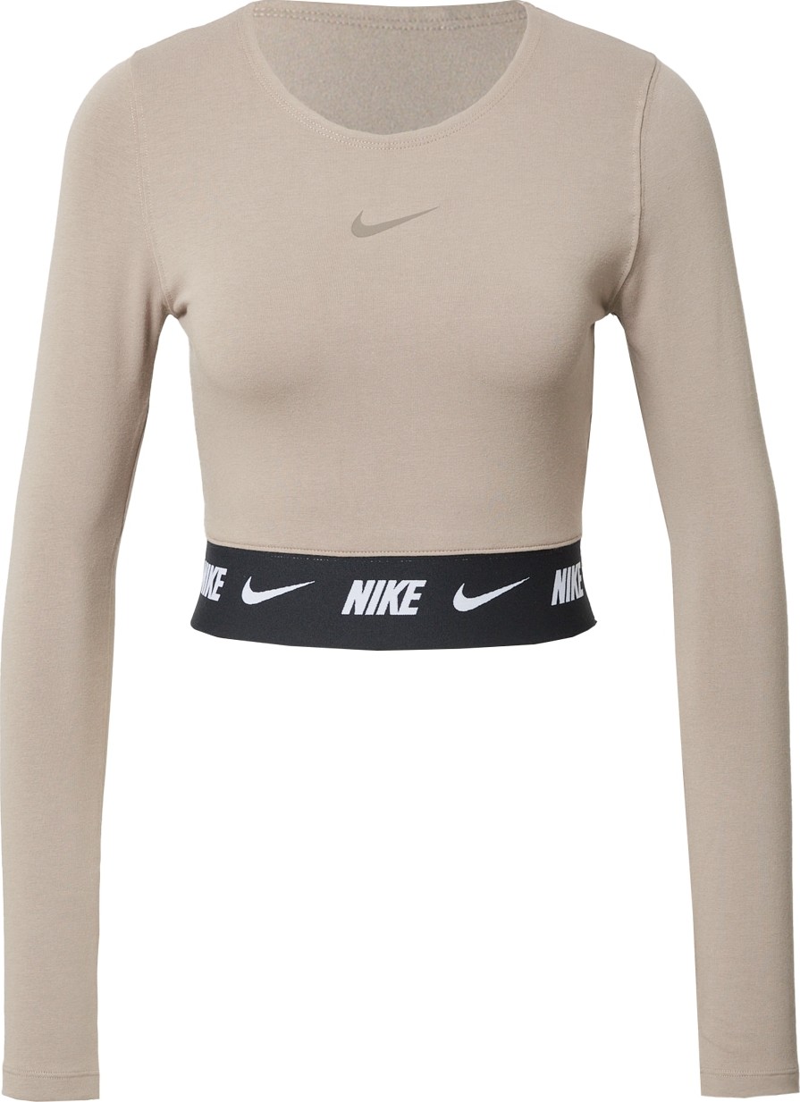 Nike Sportswear Tričko režná / černá / bílá