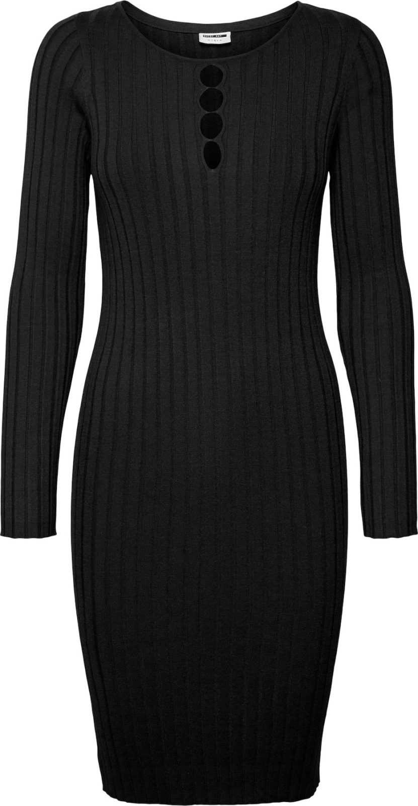 Noisy may Úpletové šaty 'FREY' černá