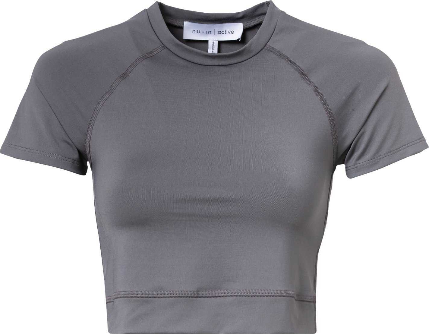 NU-IN Funkční tričko 'Active' tmavě šedá