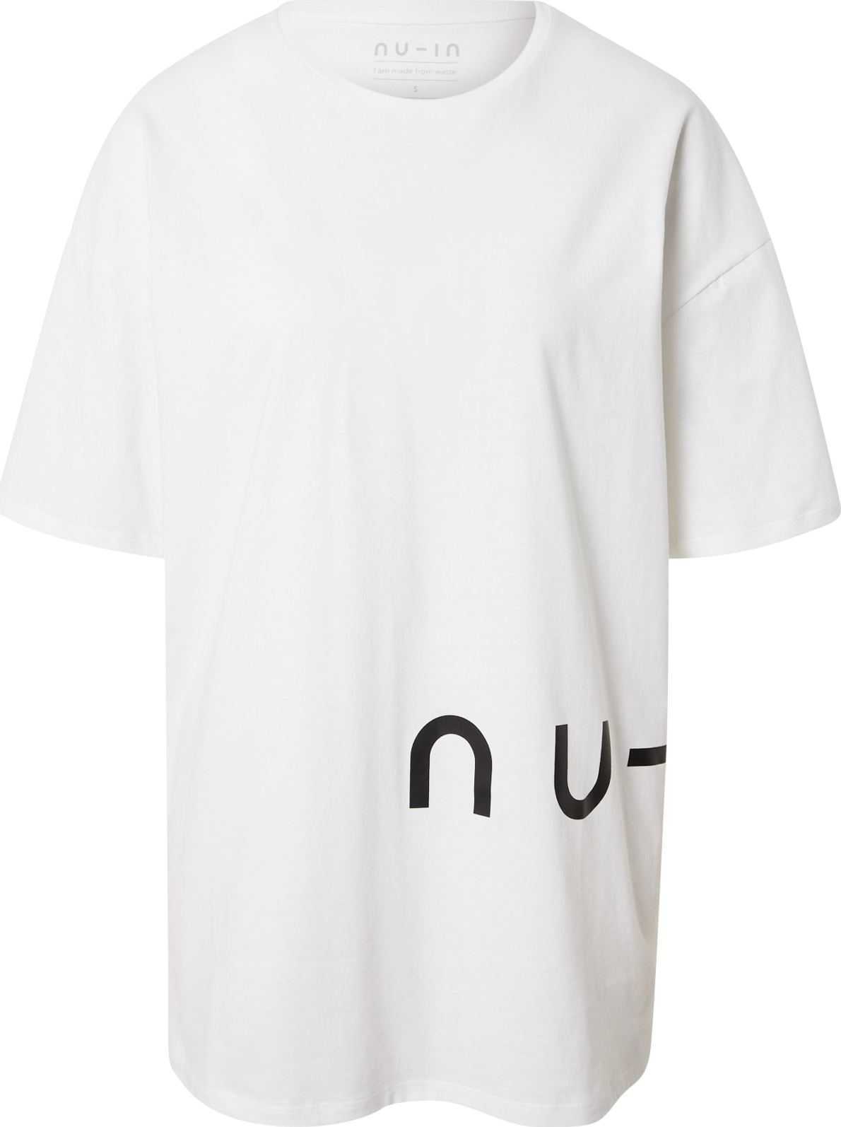 NU-IN Tričko černá / bílá