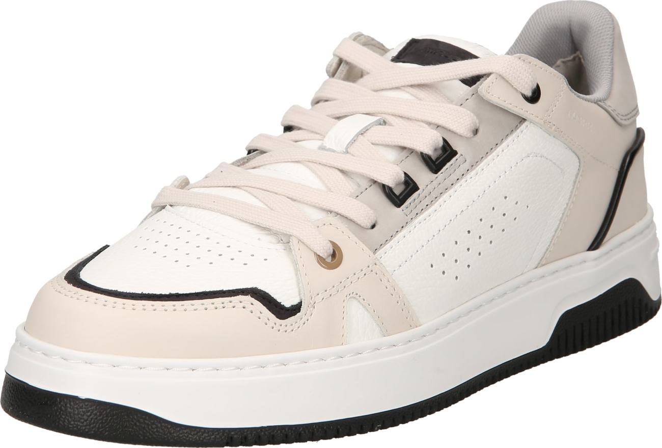 Nubikk Tenisky 'Basket Balboa' béžová / světle šedá / černá / bílá